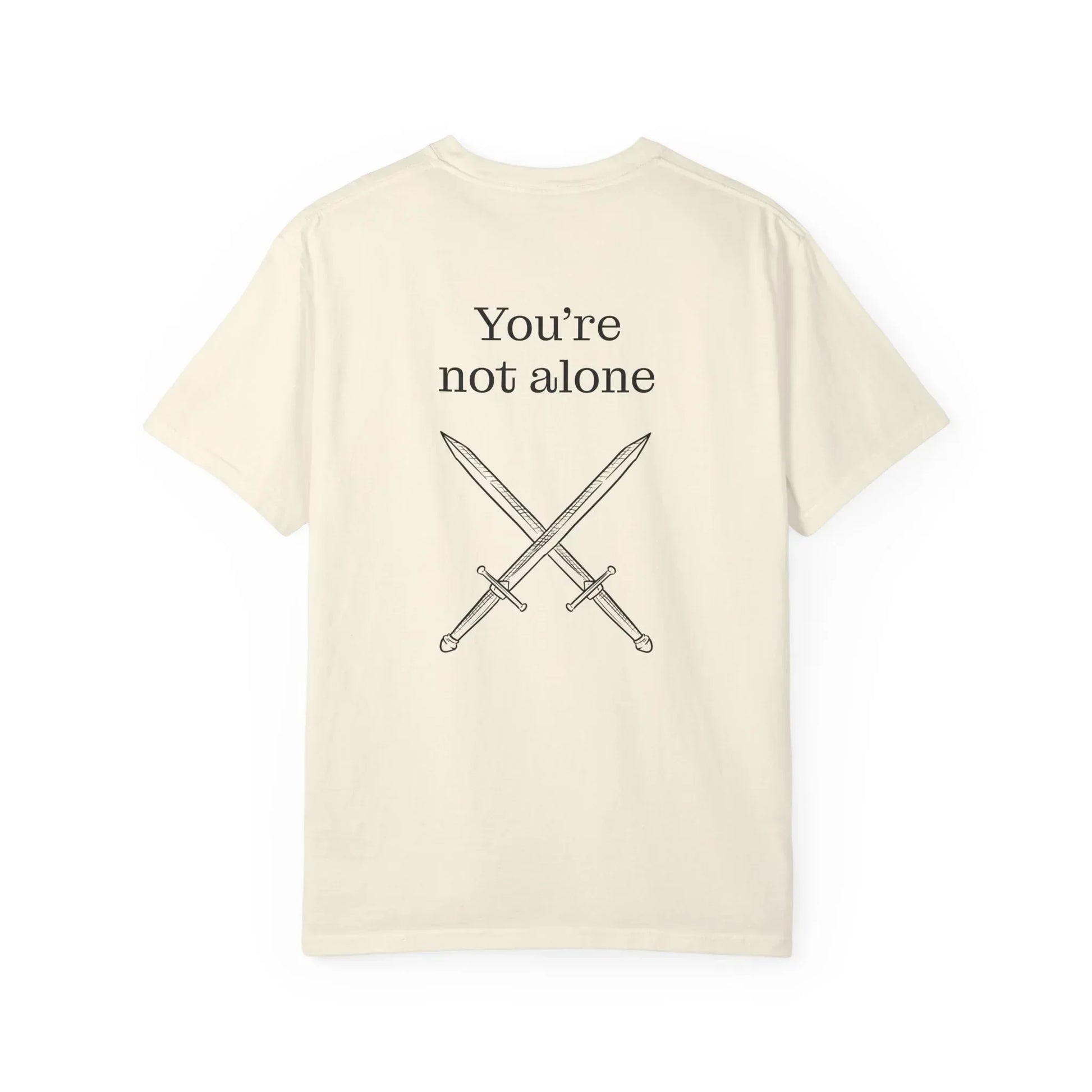 Trauma Survivor Unisex Garment-Dyed T-shirt - Inspirational Motivational Tee - The Dreamer's Bookshop.