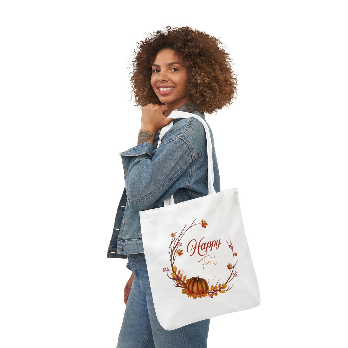 Happy Fall Tote Bag - Perfect for Book Lovers & Indie Authors