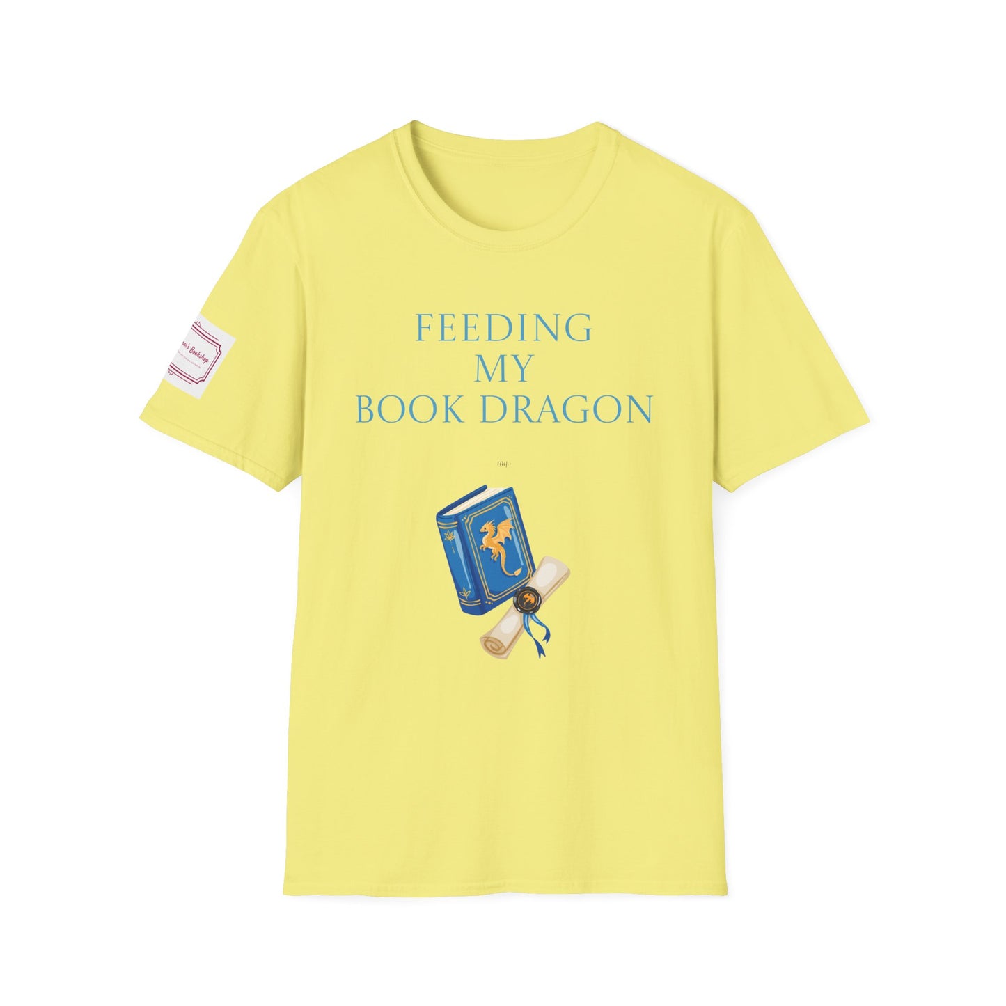 Unisex Softstyle T-Shirt - 'Book Dragon'
