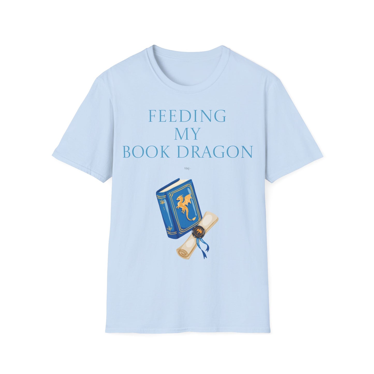 Unisex -Inspired T-Shirt - "Book Dragon" - Perfect for Book Lovers