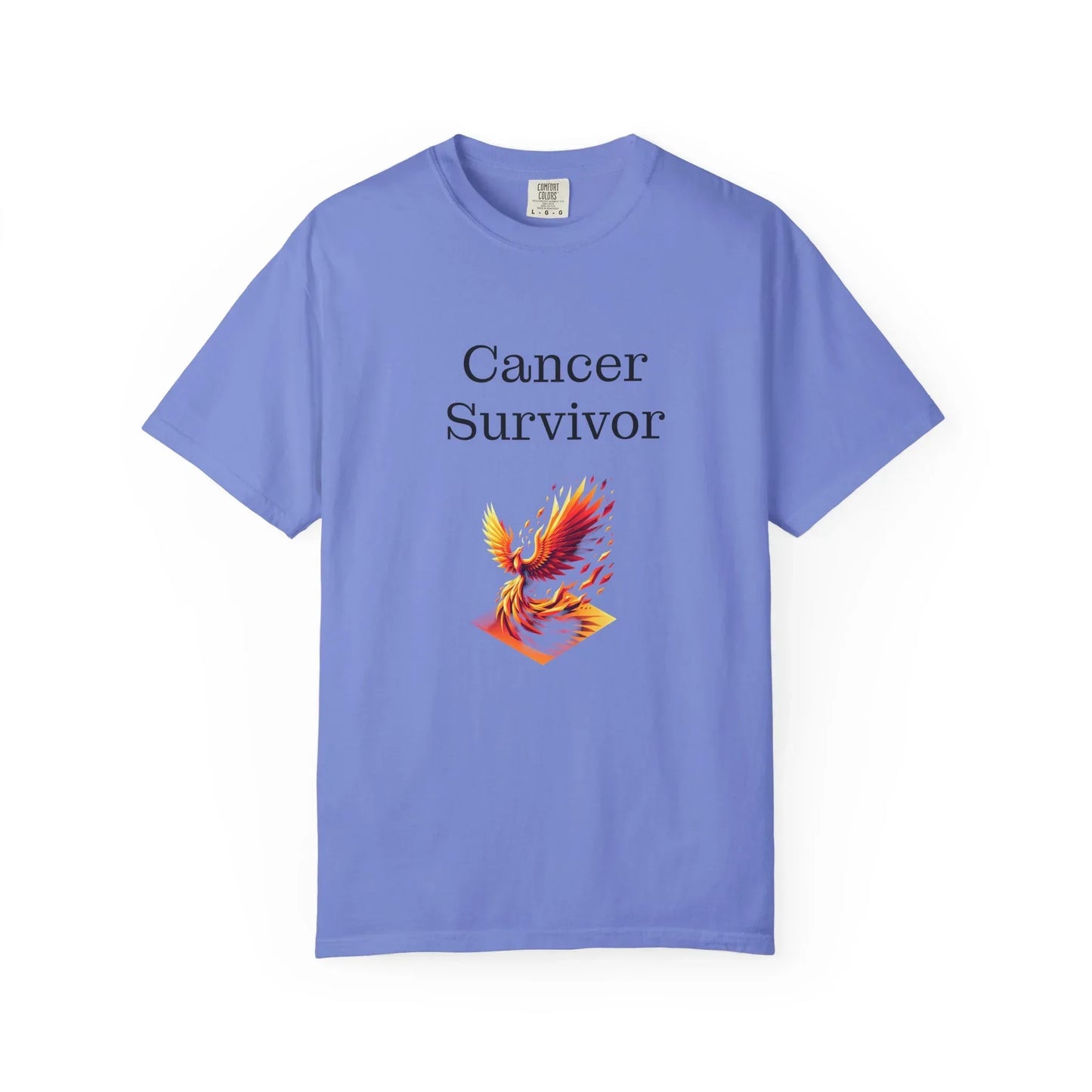 Cancer Survivor Unisex Garment-Dyed T-shirt - Inspirational Motivational Tee - The Dreamer's Bookshop.