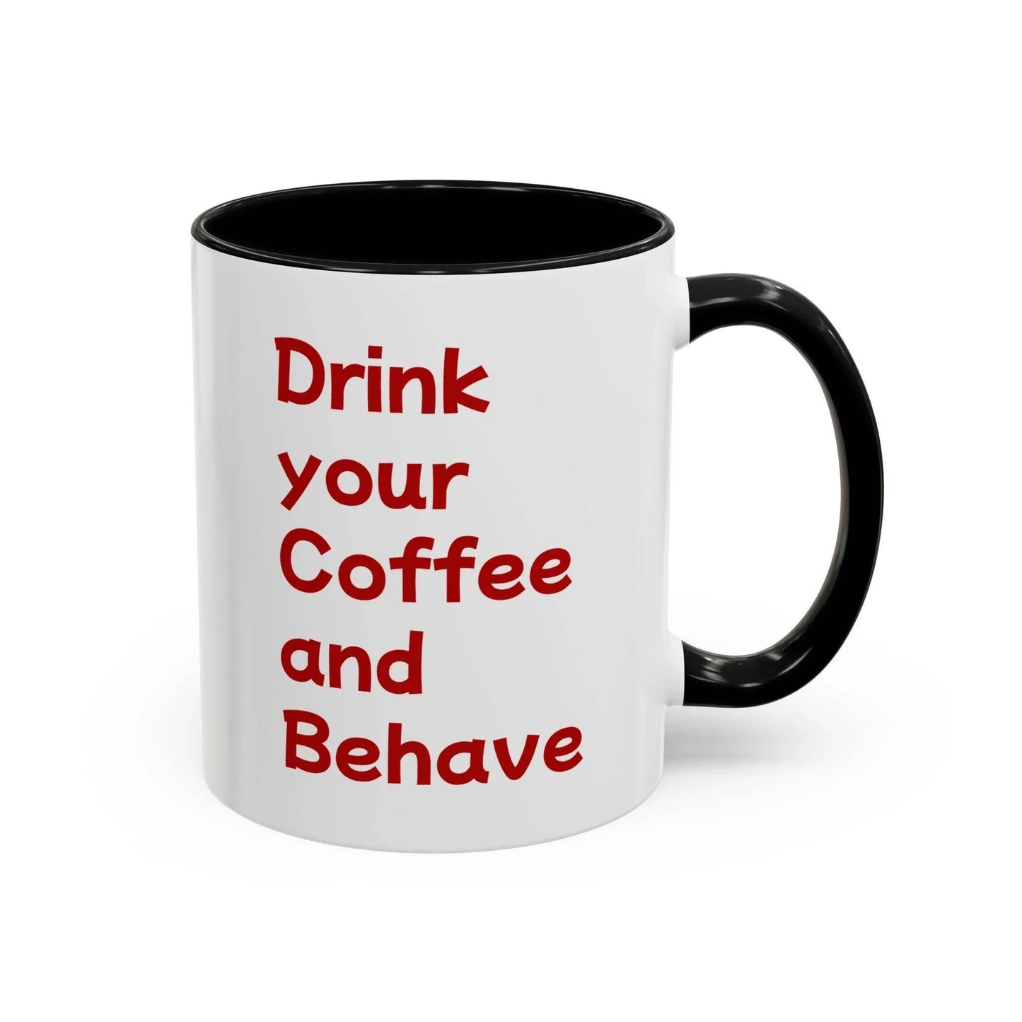 Cute Dog Pawsitive Coffee Mug - 11 & 15oz Drink and Behave - The Dreamer's Bookshop.