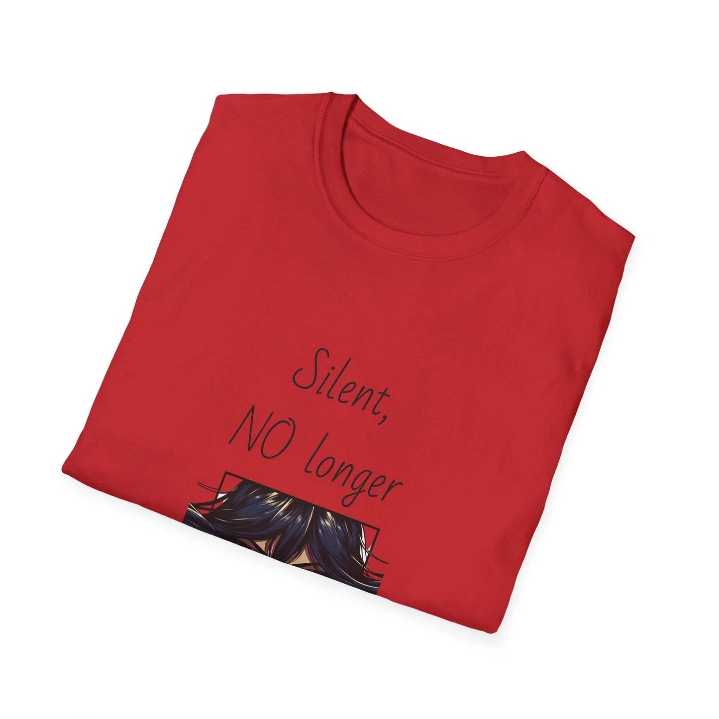 Fierce Survivor Unisex Softstyle T-Shirt - 'Silent, NO longer' - The Dreamer's Bookshop.