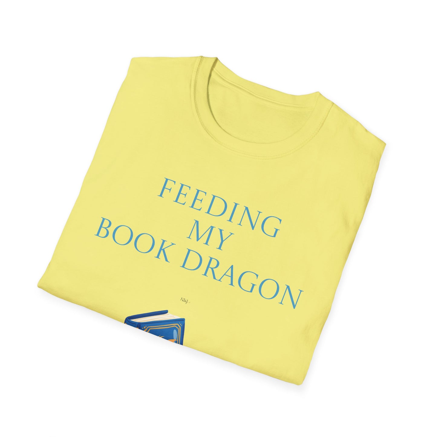 Unisex Softstyle T-Shirt - 'Book Dragon'