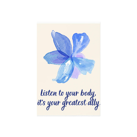 The Dreamer's Bookshop - Love Yourself Card "Listen" - The Dreamer's Bookshop.
