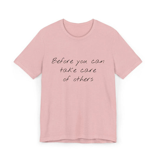 Unisex Jersey T-Shirt - 'Take Care' Inspirational - The Dreamer's Bookshop.