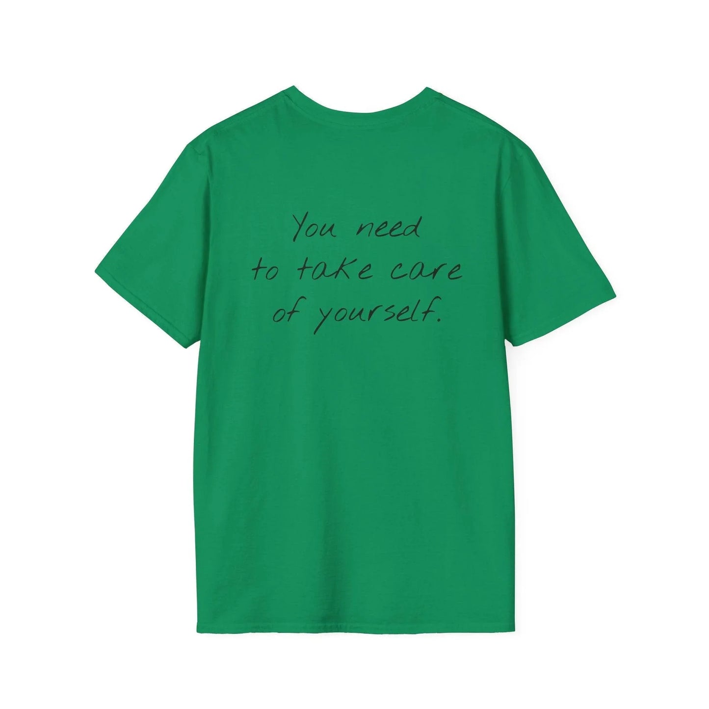 Unisex Softstyle T-Shirt - 'Take Care' Inspirational - The Dreamer's Bookshop.