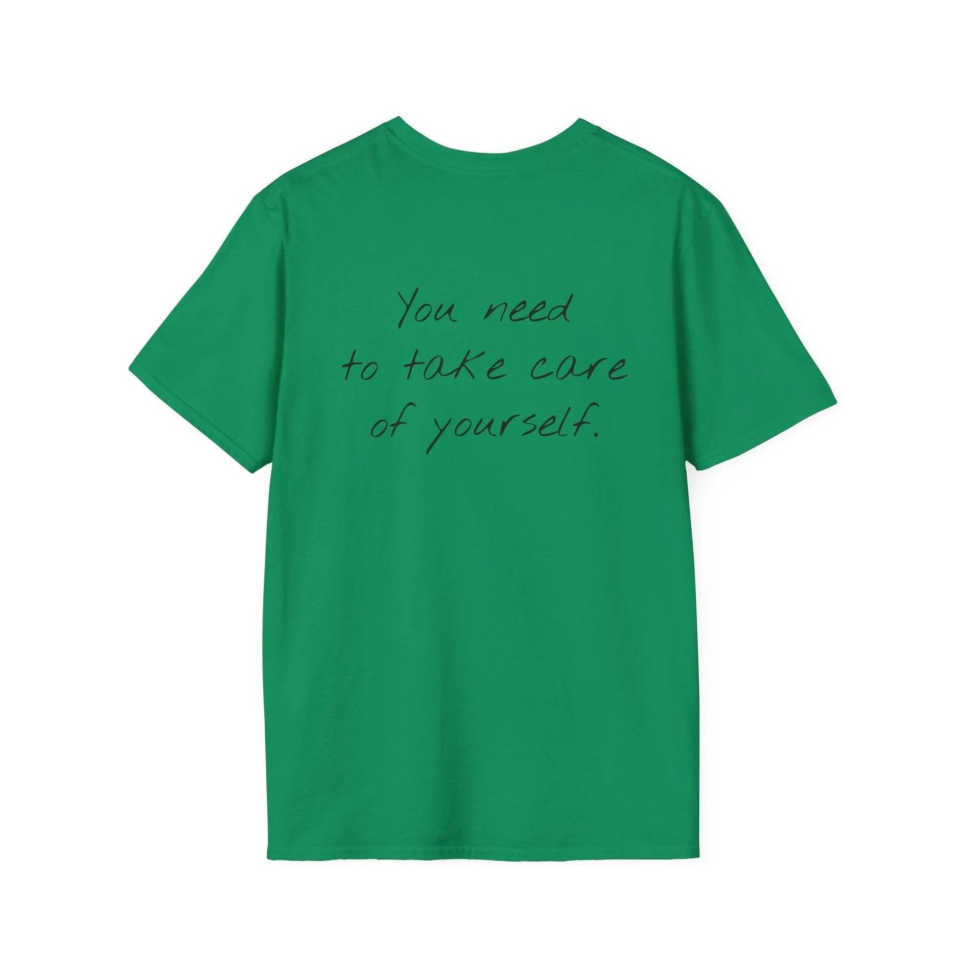 Unisex Softstyle T-Shirt - 'Take Care' Inspirational - The Dreamer's Bookshop.