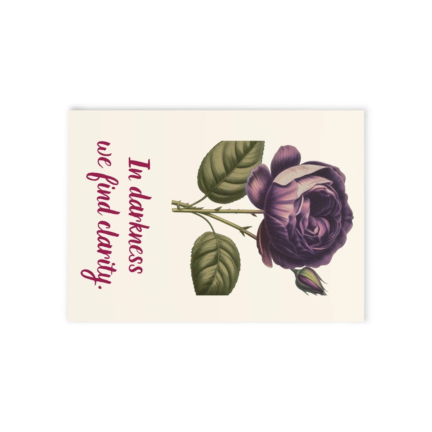 The Dreamer's Bookshop - Love Yourself Card "In darkness" - The Dreamer's Bookshop.