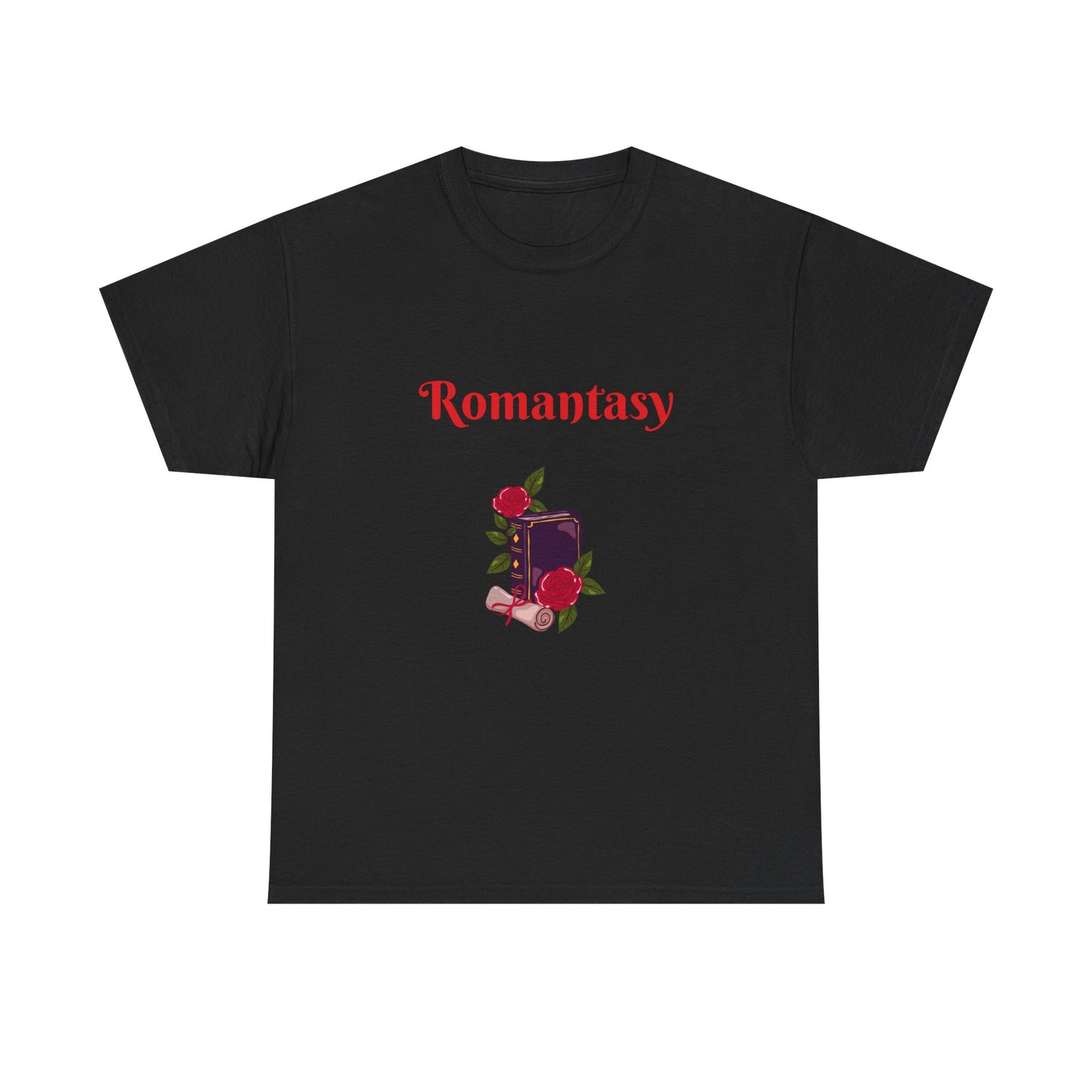 Fantasy -  Graphic Tee - Unisex Heavy Cotton T-Shirt Romantasy Books
