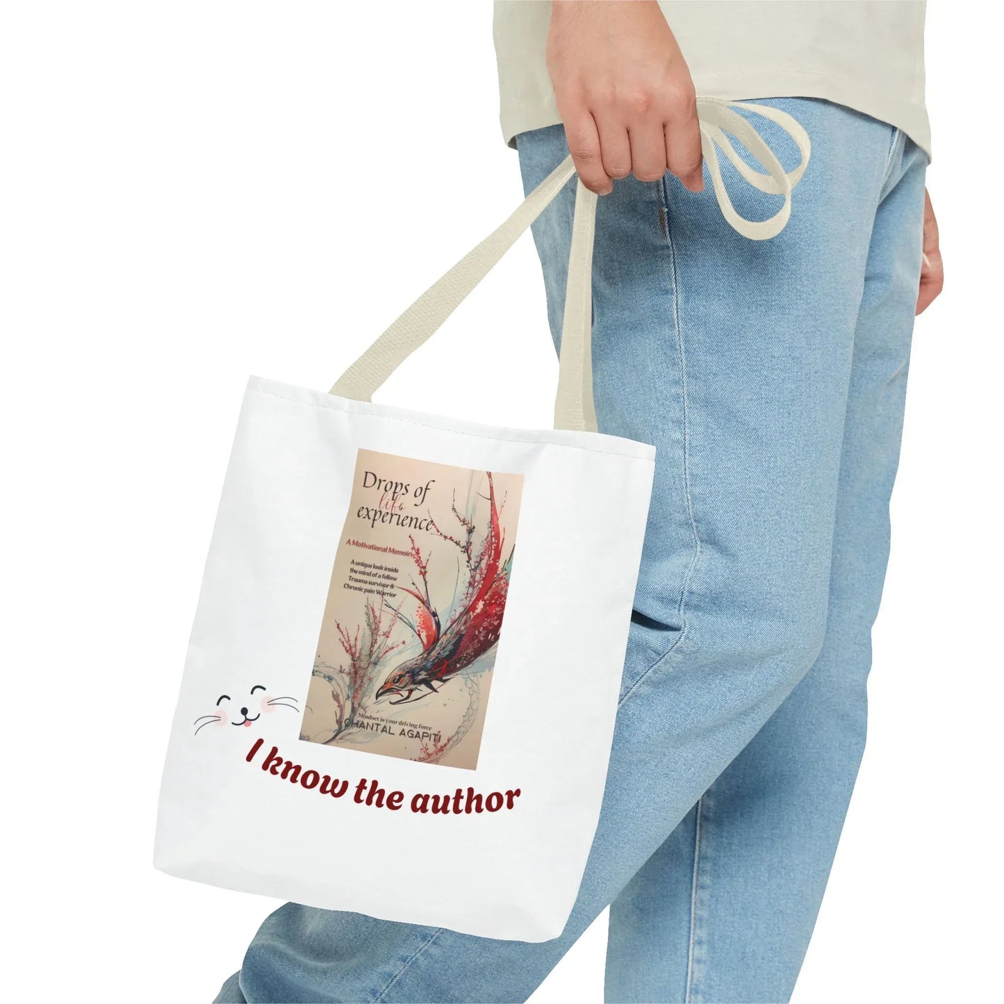 I Know the Author Tote Bag - Cozy Book lovers Design - The Dreamer's Bookshop.