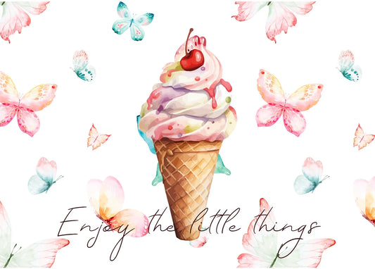 The Dreamer's Bookshop "Gelato" Enjoy Little Things Card - The Dreamer's Bookshop.