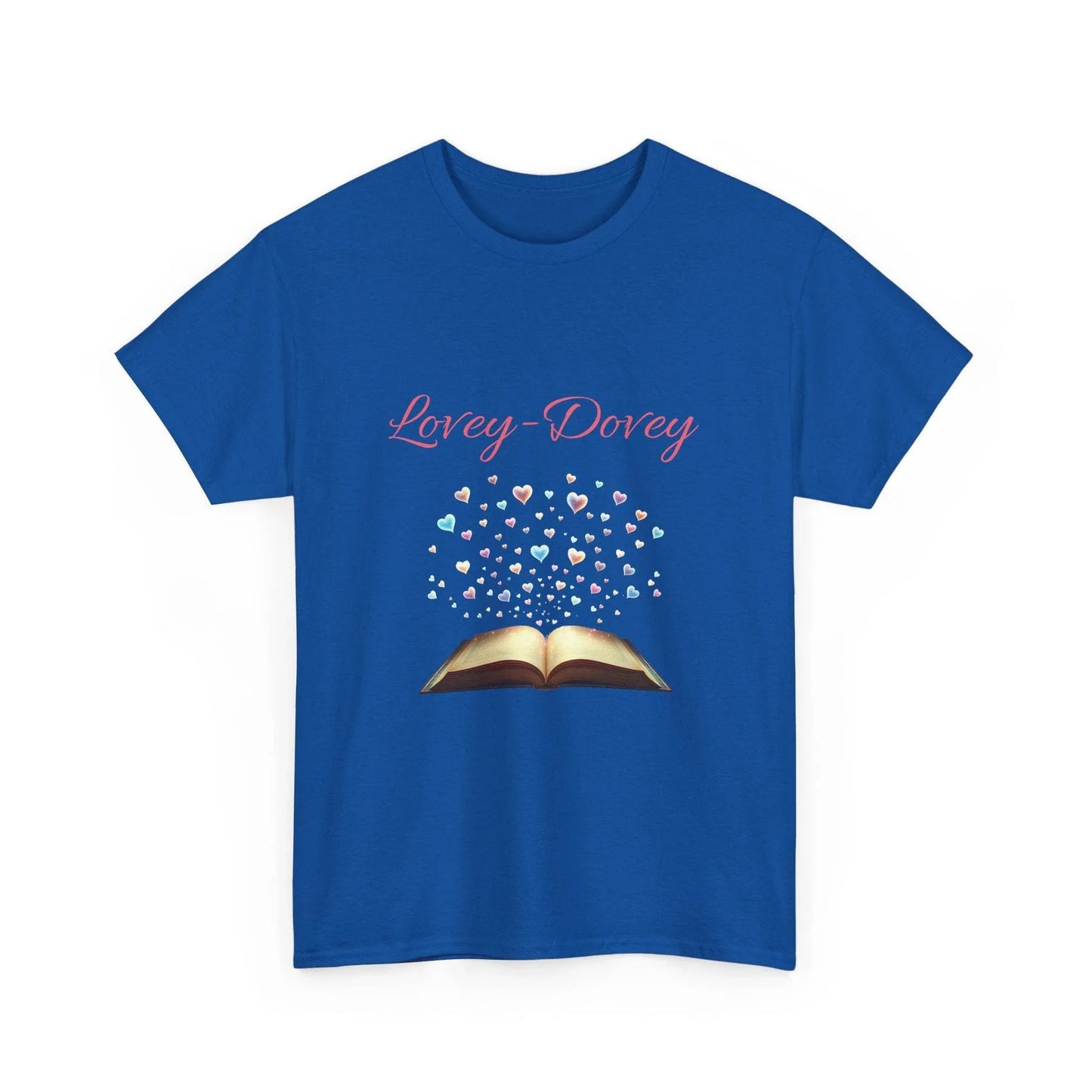 Lovey-Dovey - Graphic Tee - Unisex Heavy Cotton T-Shirt for Book Lovers - The Dreamer's Bookshop.