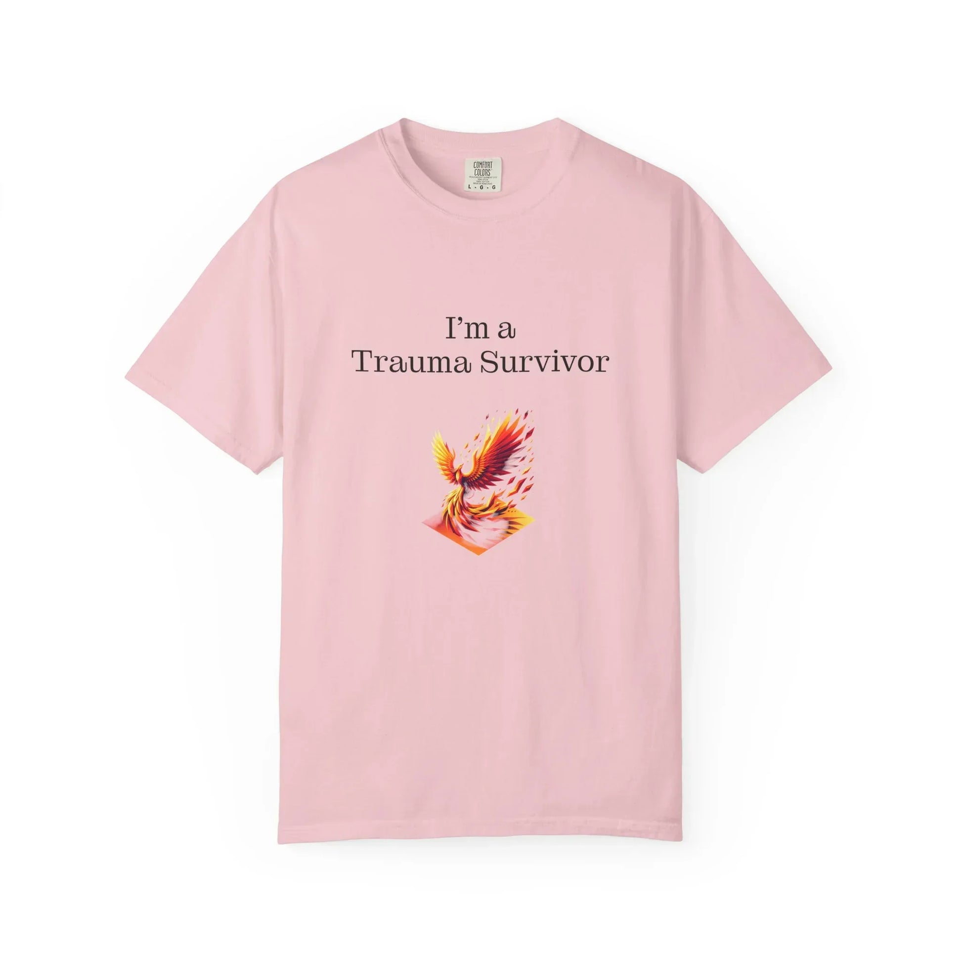 Trauma Survivor Unisex Garment-Dyed T-Shirt - Empowering Supportive Apparel - The Dreamer's Bookshop.