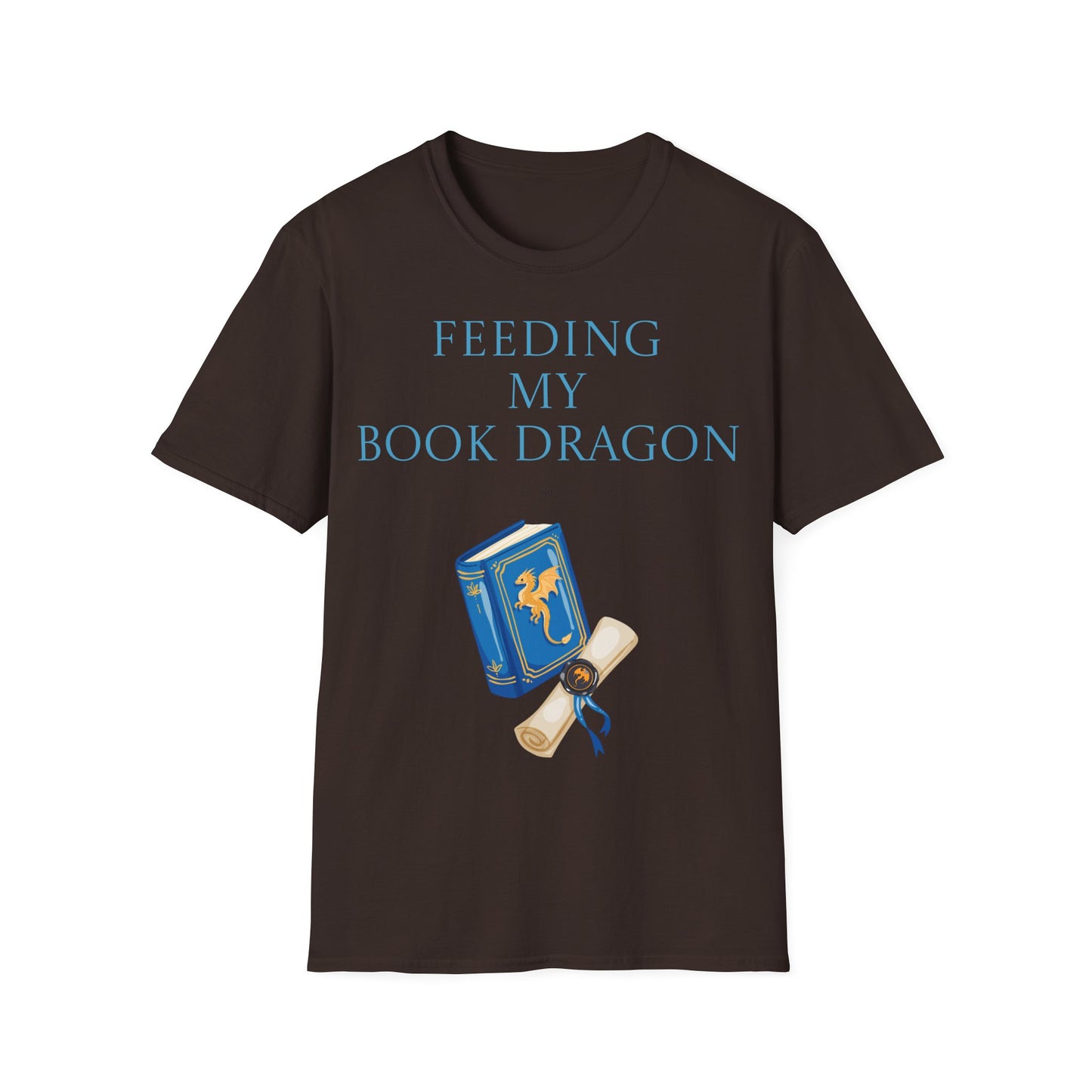 Unisex -Inspired T-Shirt - "Book Dragon" - Perfect for Book Lovers
