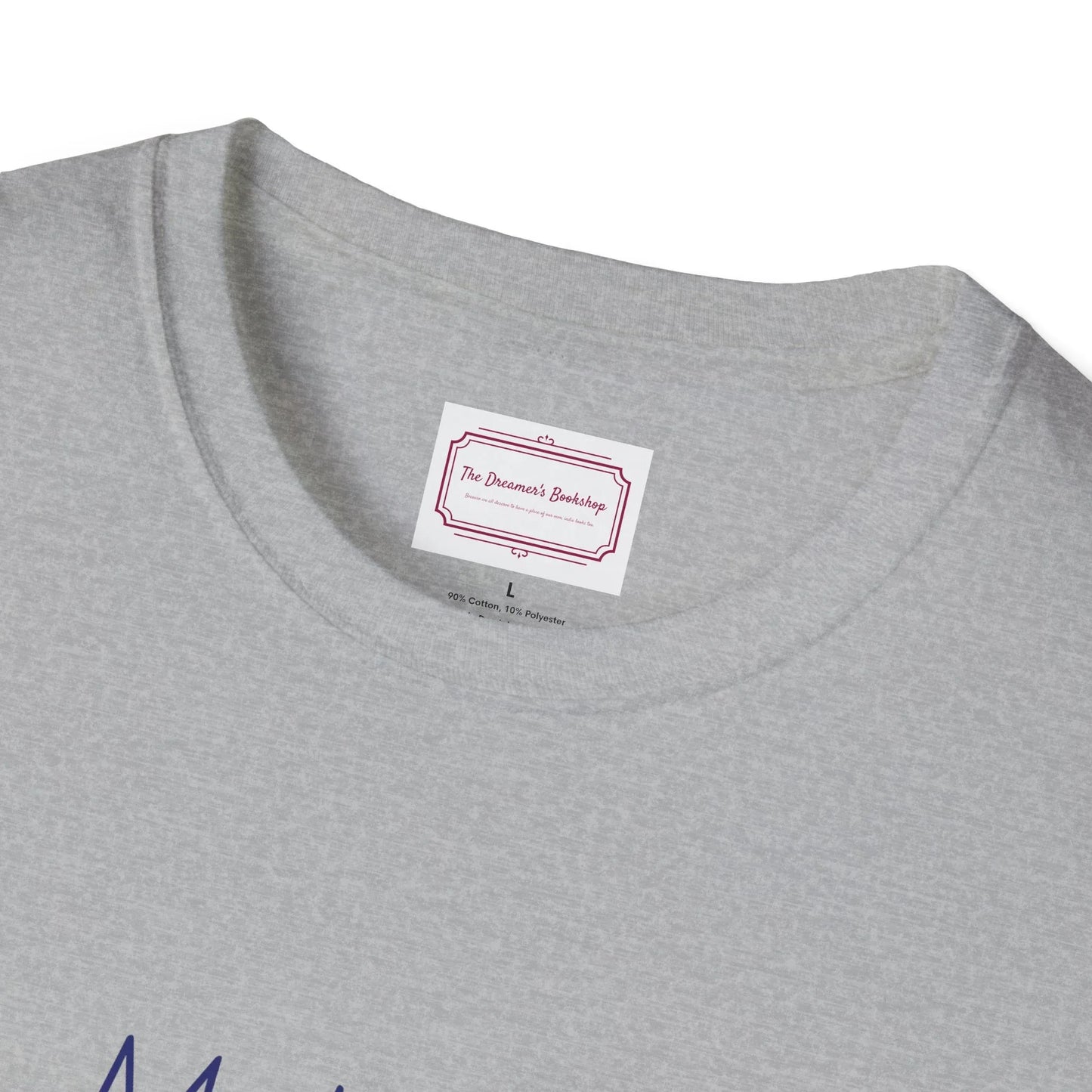 Motivational Unisex Softstyle T-Shirt - "Make Life More Positive" - The Dreamer's Bookshop.