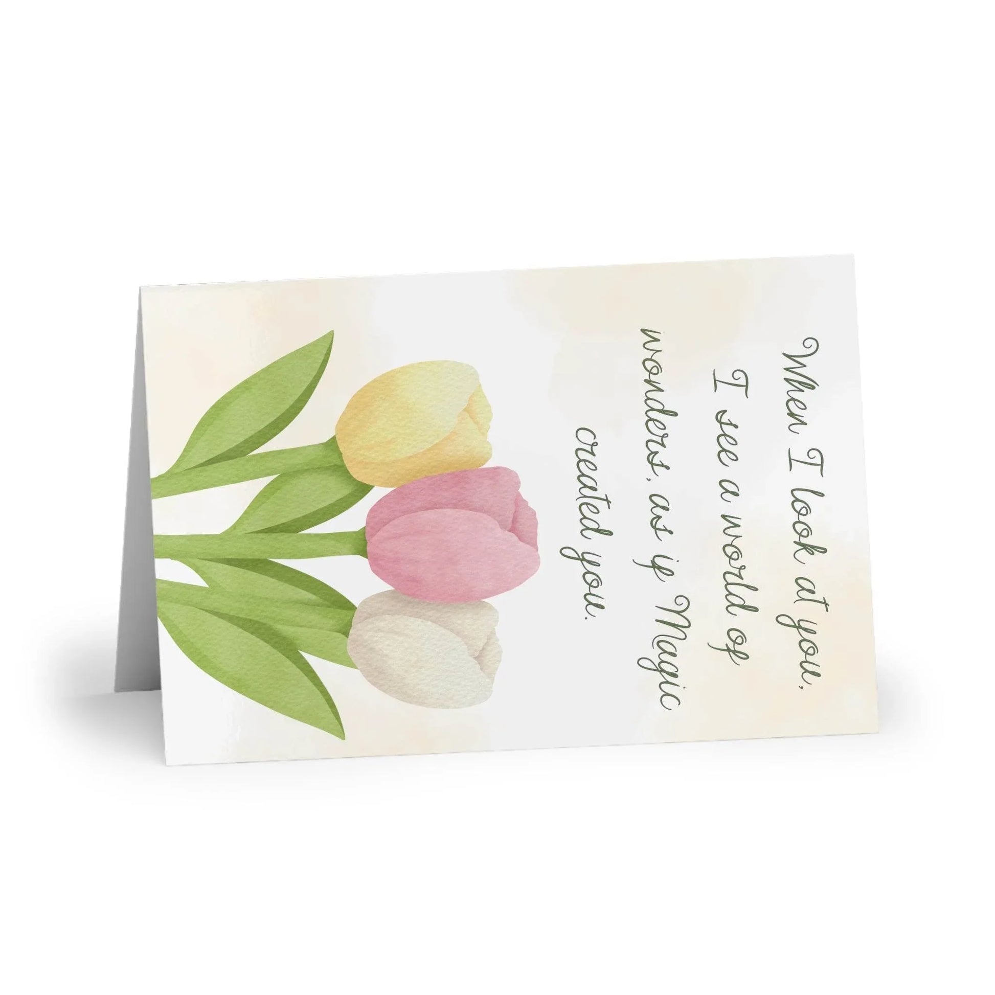 The Dreamer's Bookshop Affection "When I Look" Art Print Card - The Dreamer's Bookshop.