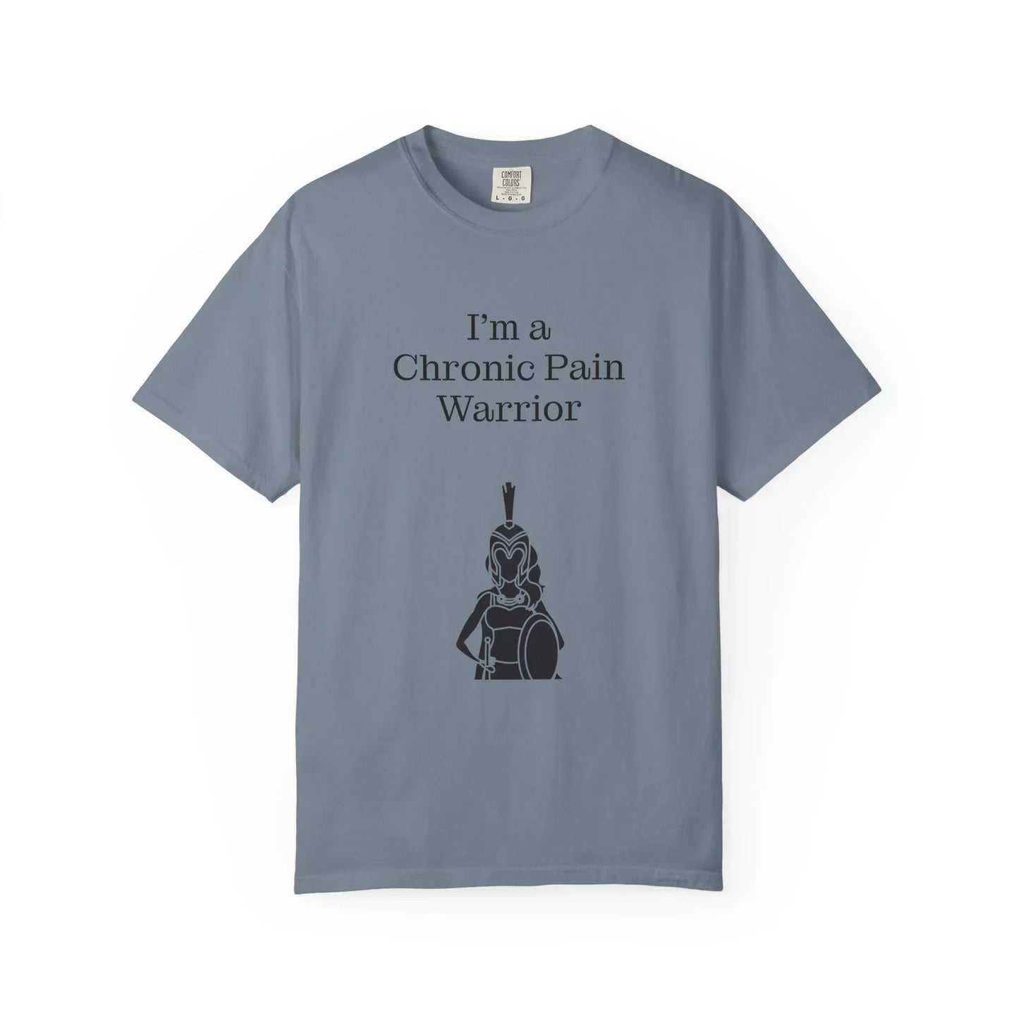 Chronic Pain Warrior Unisex Garment-Dyed T-Shirt - Empowering Supportive Apparel - The Dreamer's Bookshop.