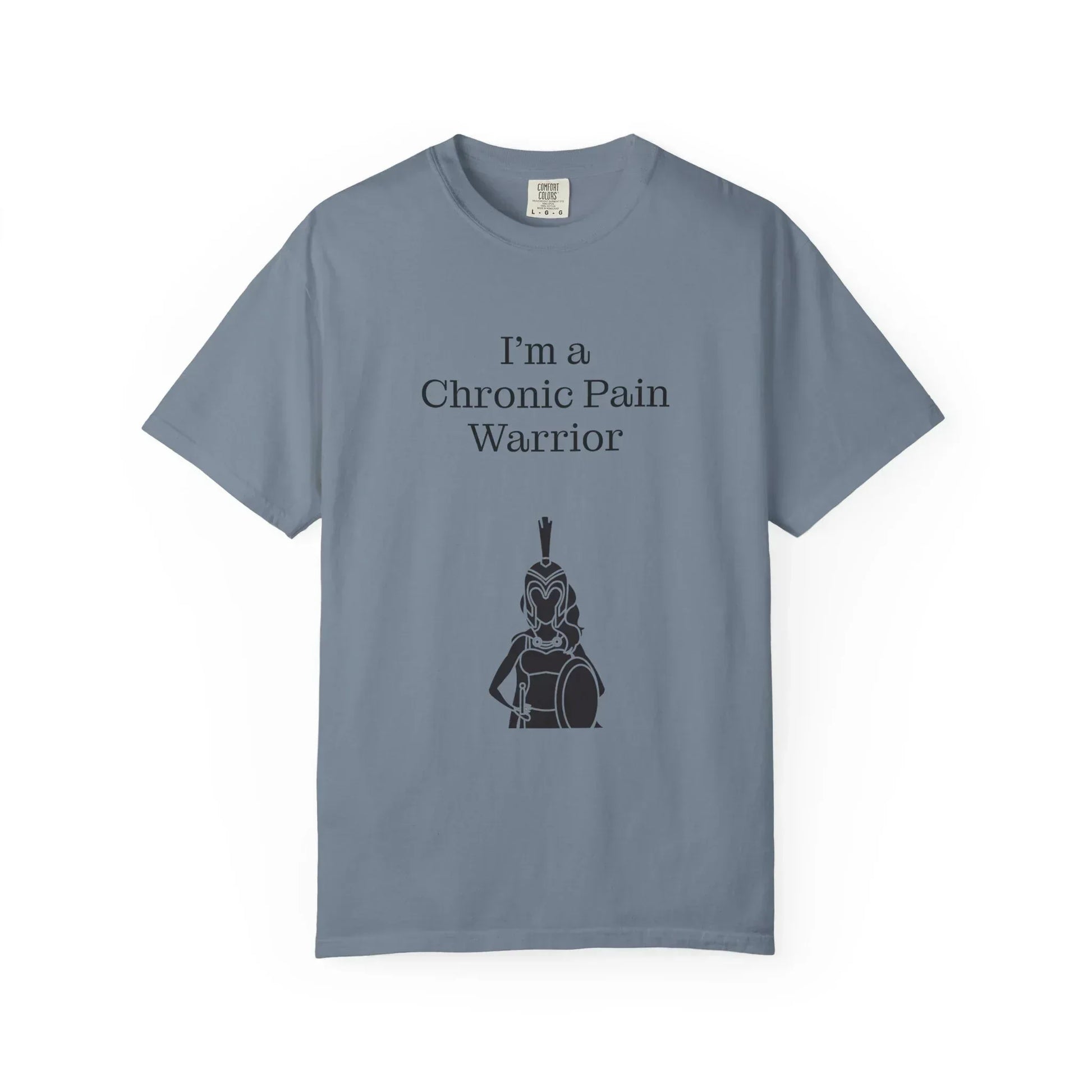 Chronic Pain Warrior Unisex Garment-Dyed T-Shirt - Empowering Supportive Apparel - The Dreamer's Bookshop.