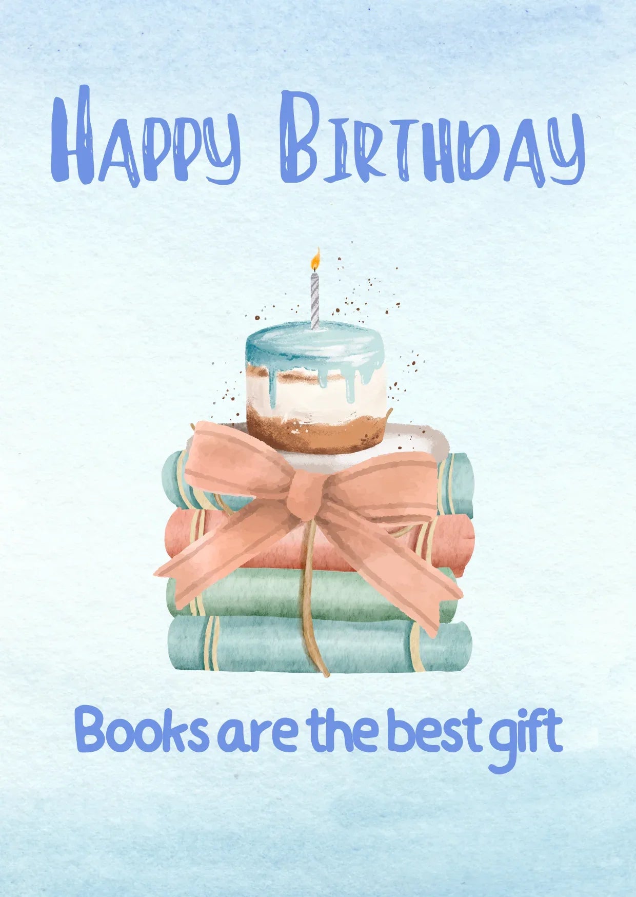 The Dreamer's Bookshop "Books are the best gift" Happy Birthday Card - The Dreamer's Bookshop.