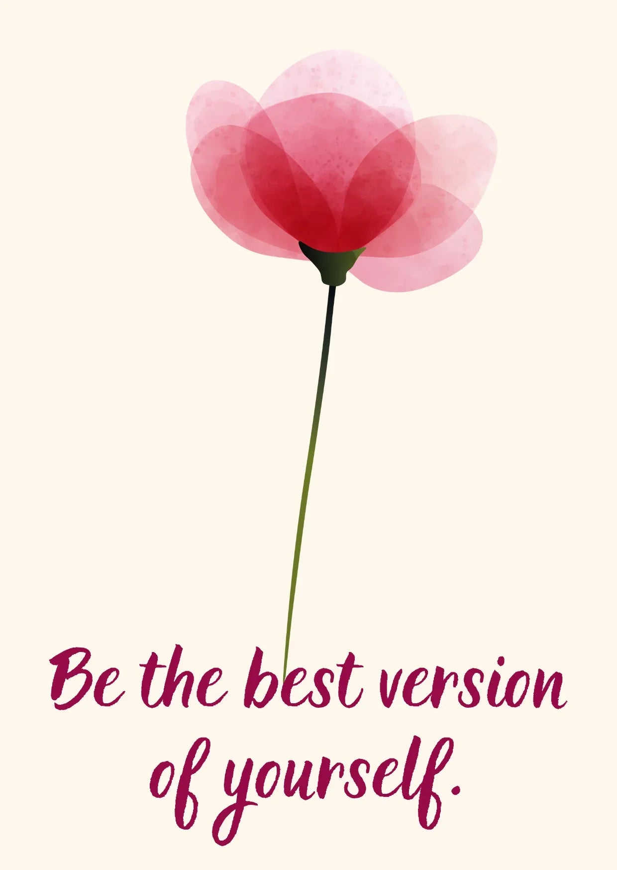 The Dreamer's Bookshop "Be the Best" Love Yourself Card - The Dreamer's Bookshop.
