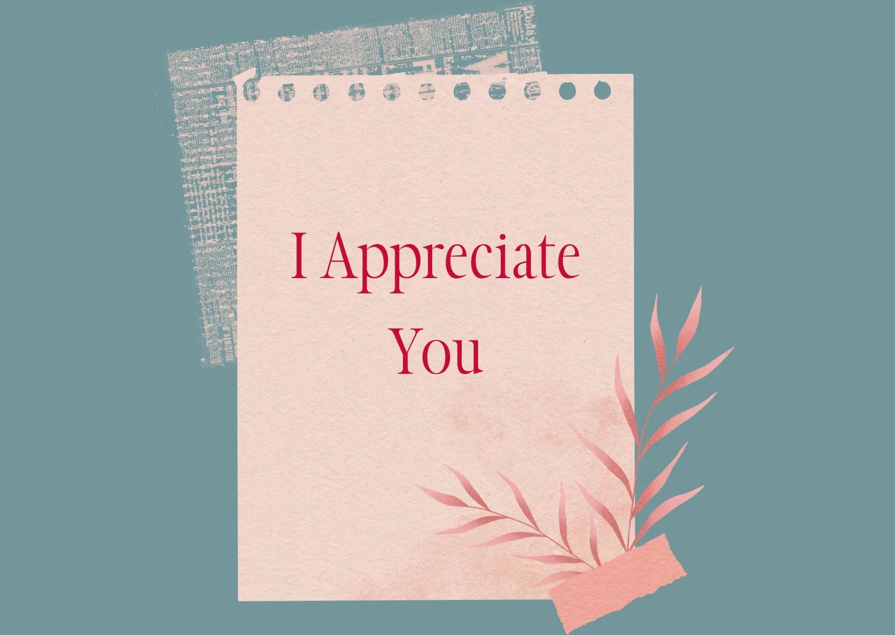 The Dreamer's Bookshop "Appreciate" Appreciation Card - The Dreamer's Bookshop.