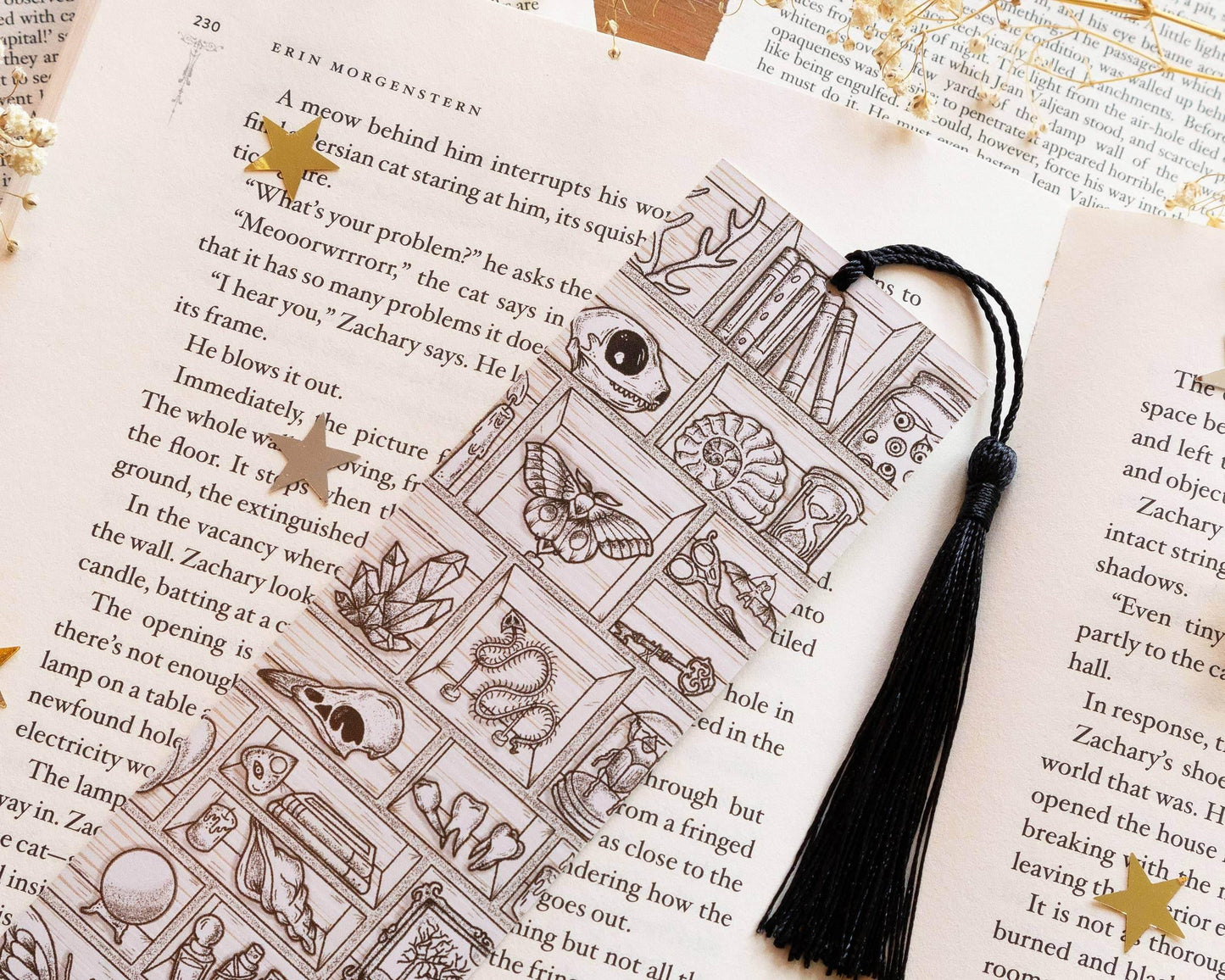 Basically Britt - Cabinet of Curiosities Bookmark - Dark Academia Vibes - The Dreamer's Bookshop.