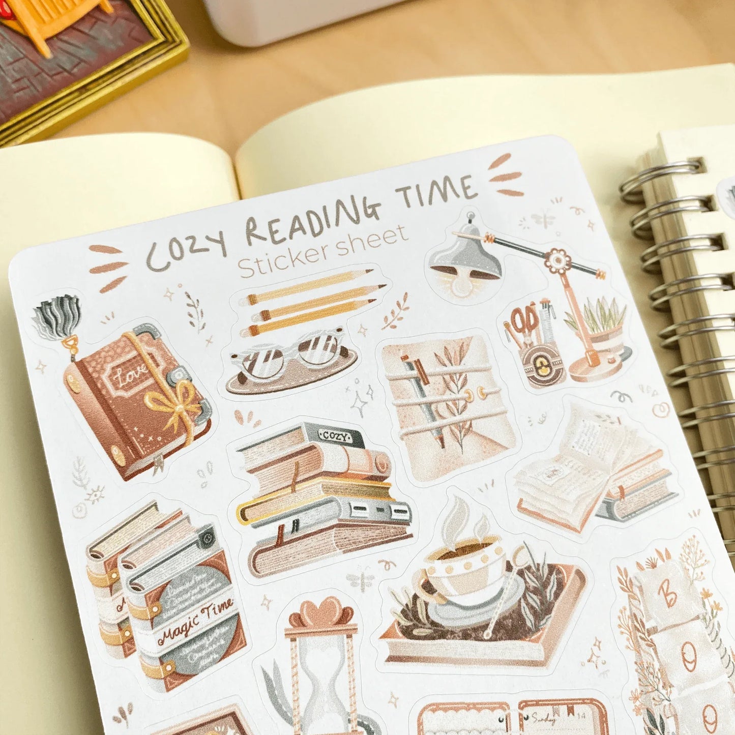 LETTOOn - Stickervel - Leestijd - The Dreamer's Bookshop.