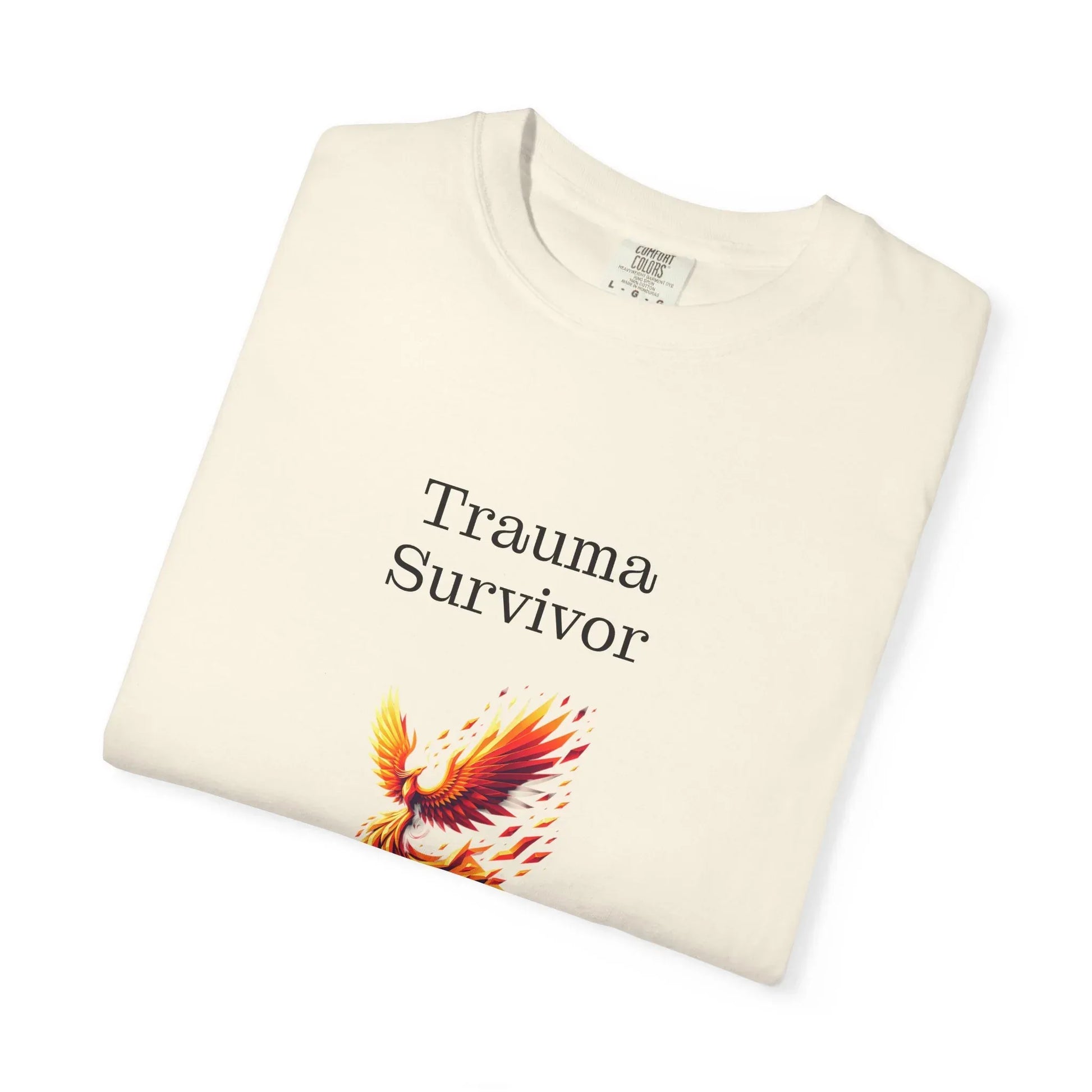 Trauma Survivor Unisex Garment-Dyed T-shirt - Inspirational Motivational Tee - The Dreamer's Bookshop.