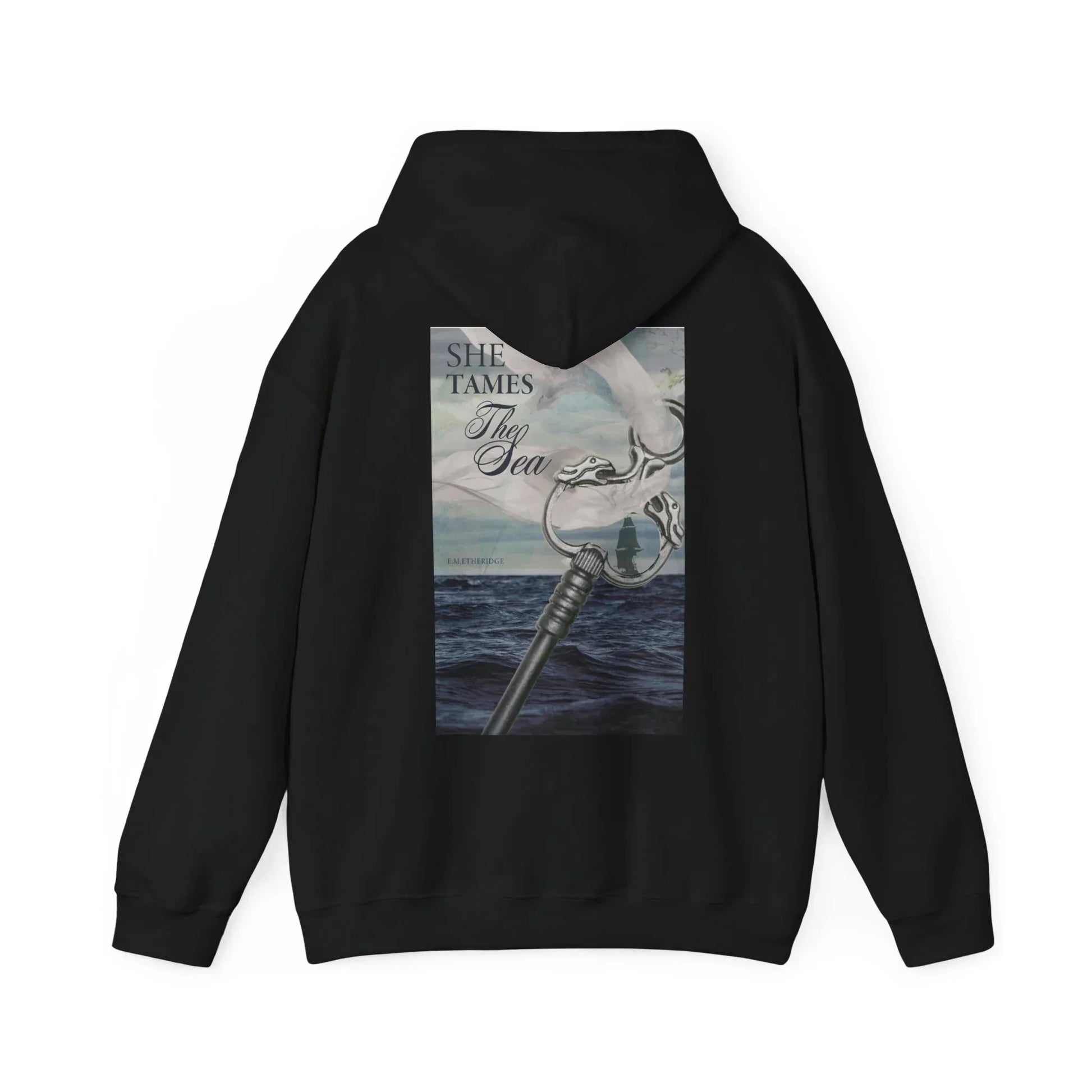 *SPECIAL RQST* Indie Books on the Road Hooded Sweatshirt - She Tames the Sea Cover - The Dreamer's Bookshop.