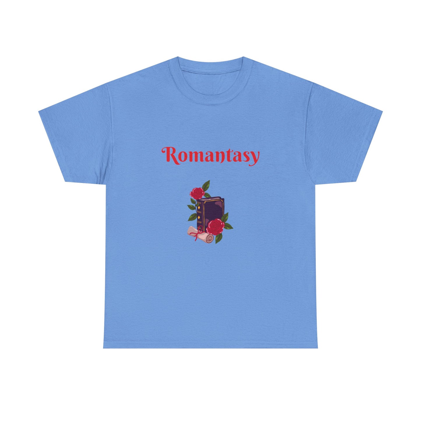 Fantasy -  Graphic Tee - Unisex Heavy Cotton T-Shirt Romantasy Books