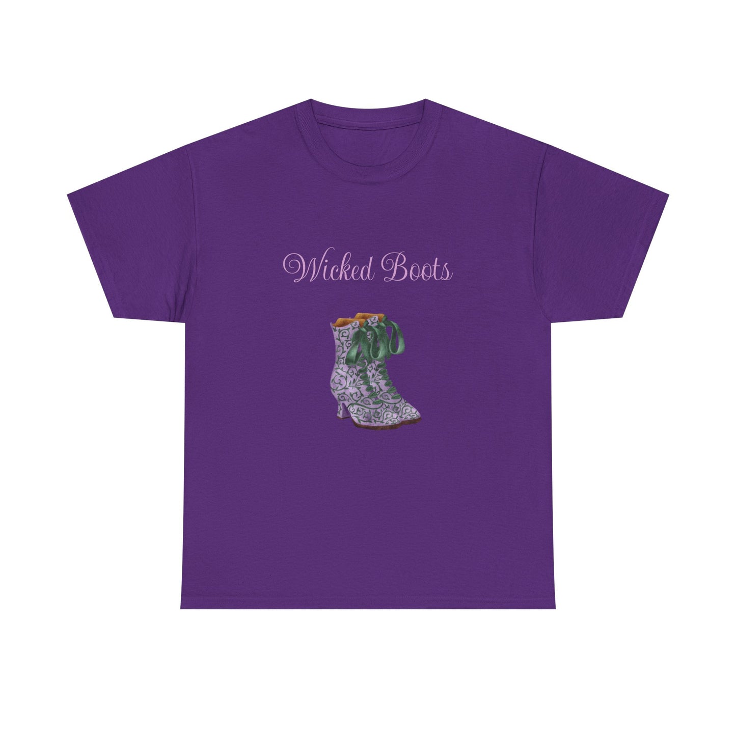 Wicked Boots Graphic Tee - Unisex Heavy Cotton T-Shirt for Nature Lovers