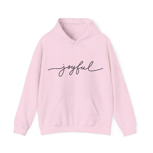 Christmas Joyful Hoodie - Cozy Unisex Sweatshirt for Book Lovers - The Dreamer's Bookshop.
