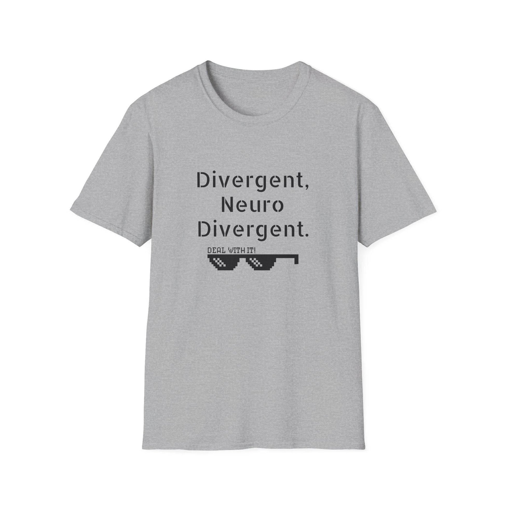 Neuro Divergent Unisex Softstyle T-Shirt – Celebrate Uniqueness! - The Dreamer's Bookshop.