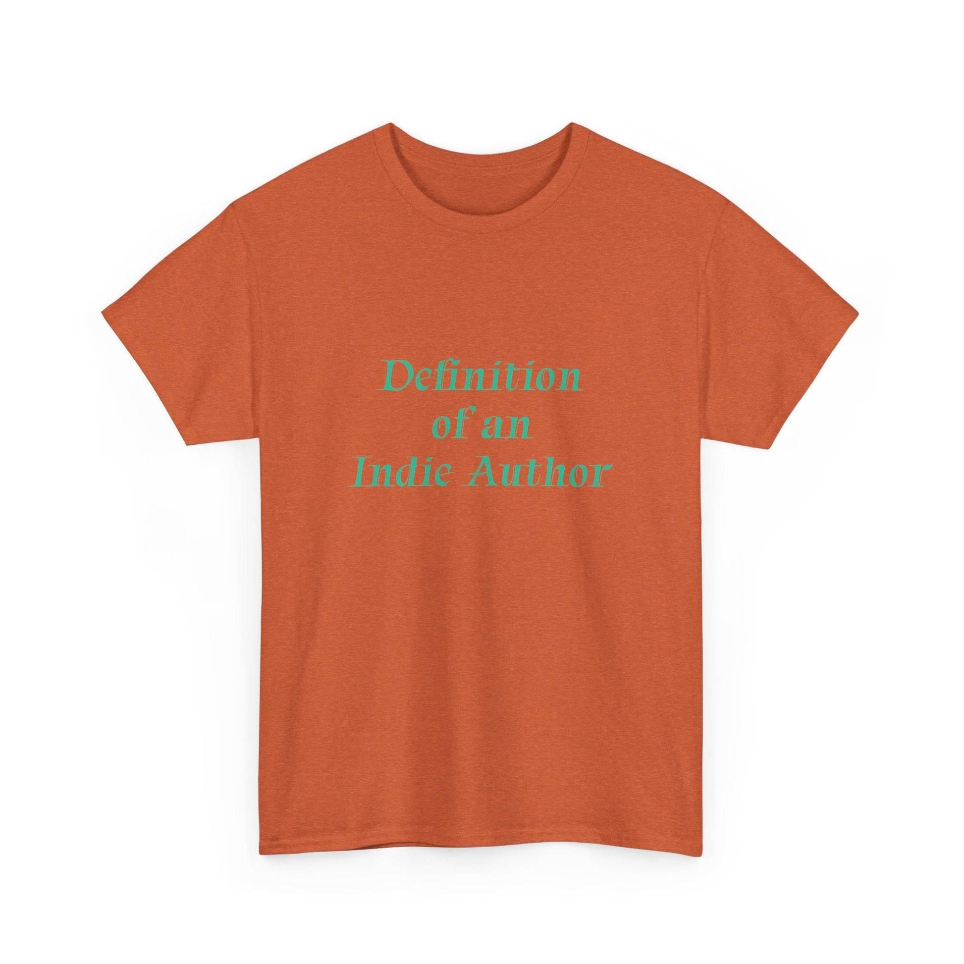 Indie Author - Unisex Heavy Cotton Tee - Creative Apparel - The Dreamer's Bookshop.