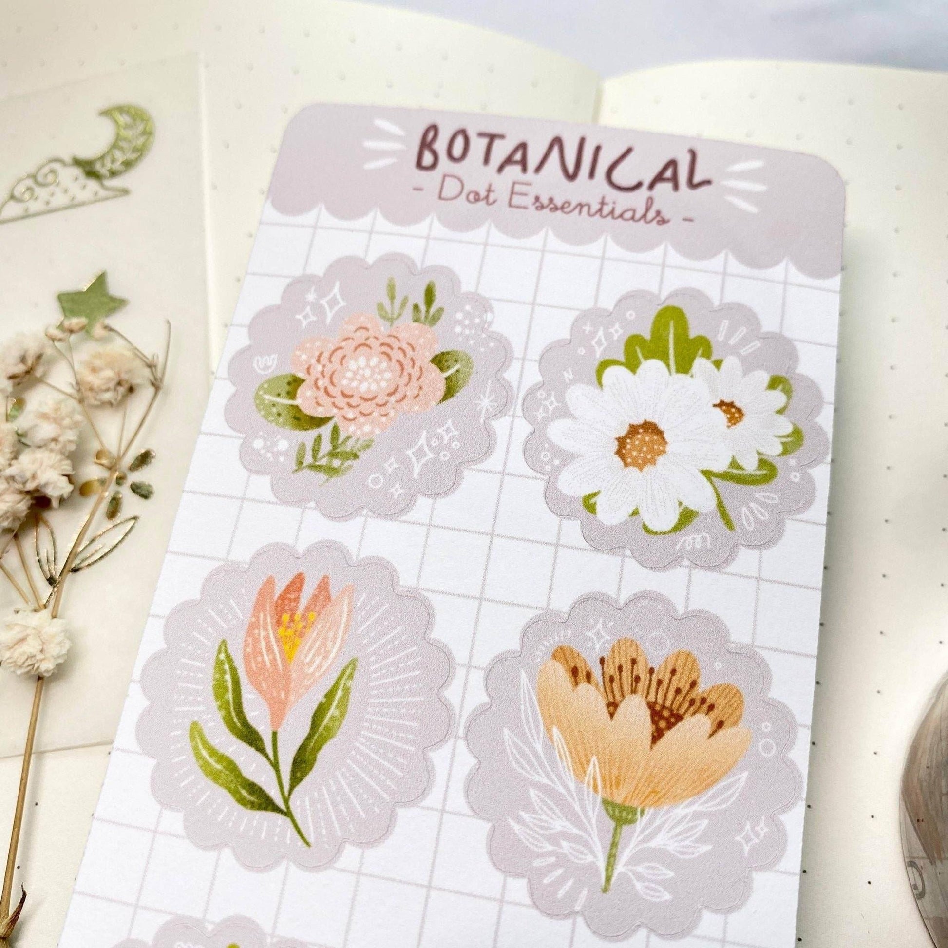 LETTOOn - Stickervel - Botanisch - The Dreamer's Bookshop.