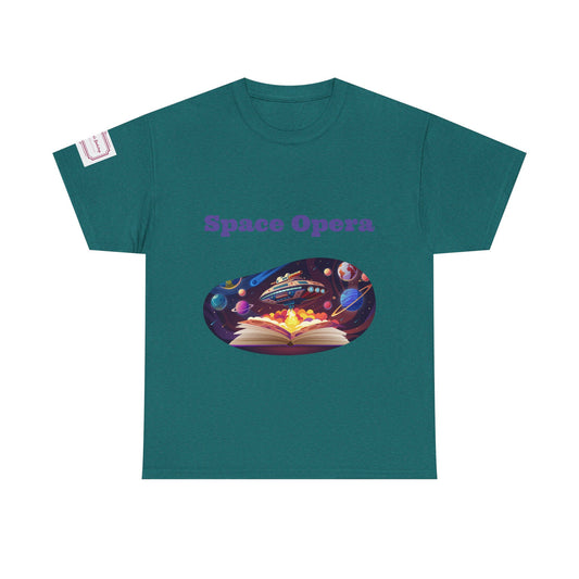 Space Opera  - Unisex Heavy Cotton Tee - Sci-Fi Books