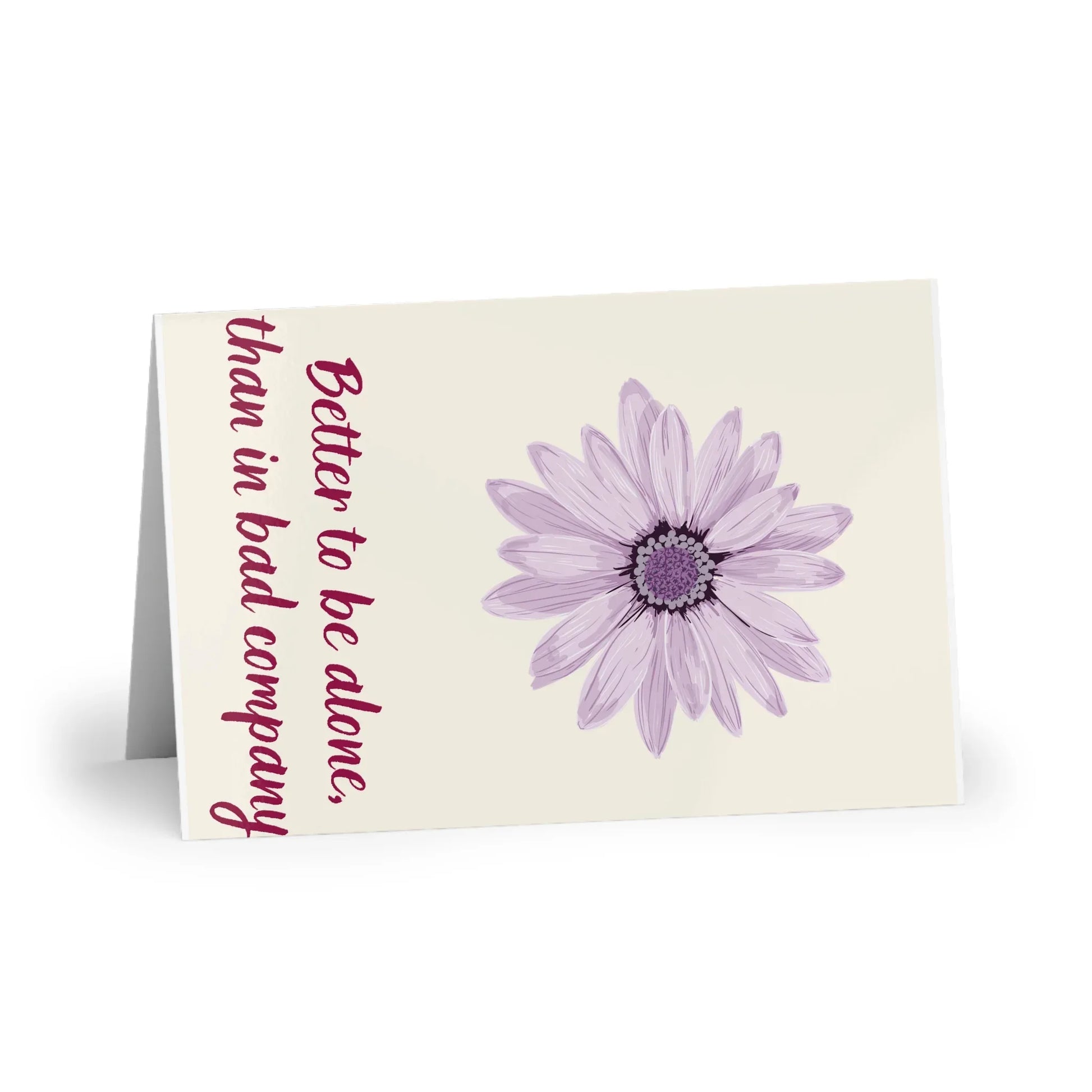 The Dreamer's Bookshop - Love Yourself Card "Better Alone" - The Dreamer's Bookshop.