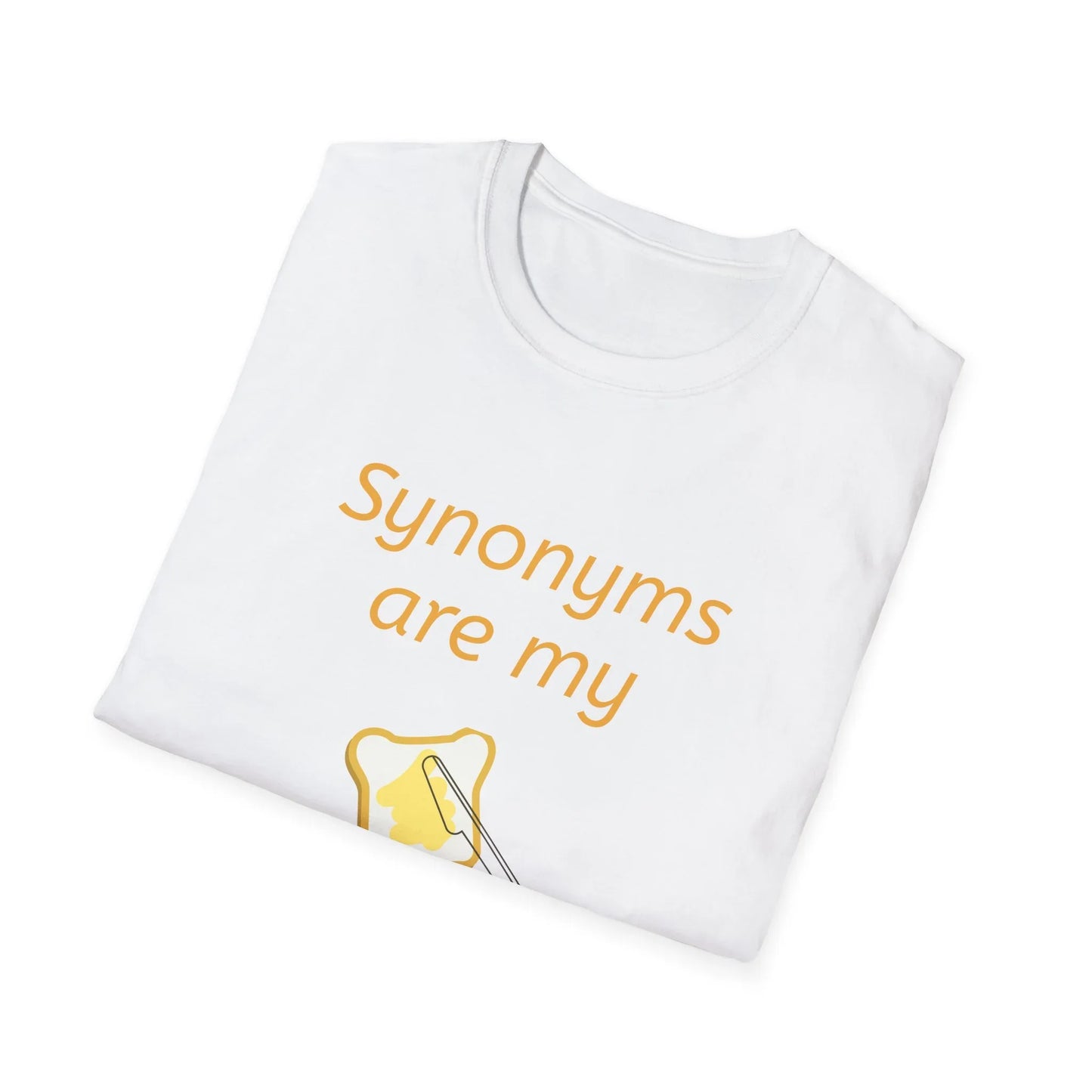 Funny "Synonyms Are My Jam" T-Shirt - Perfect Gift for Writers and Teachers - The Dreamer's Bookshop.