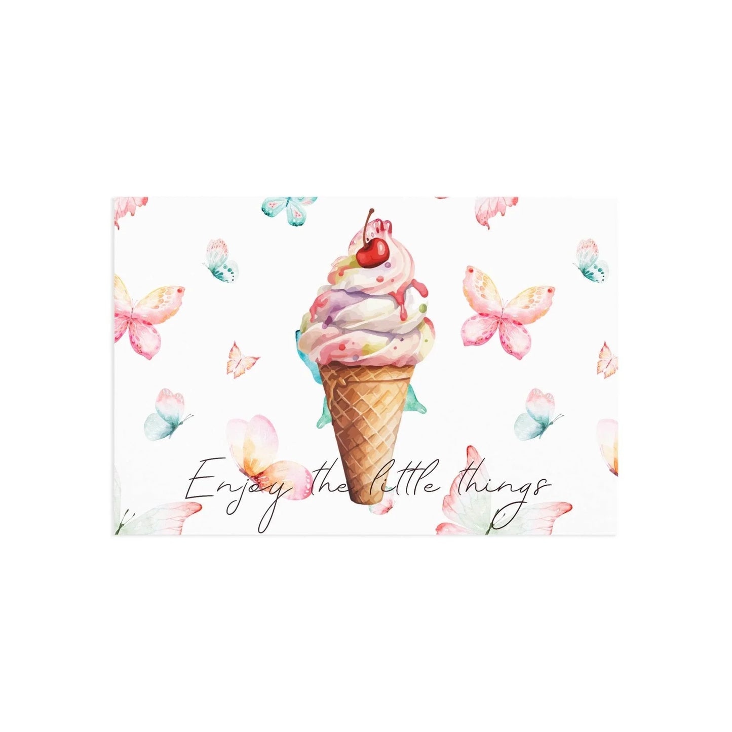 The Dreamer's Bookshop "Gelato" Enjoy the Little Things Card - The Dreamer's Bookshop.
