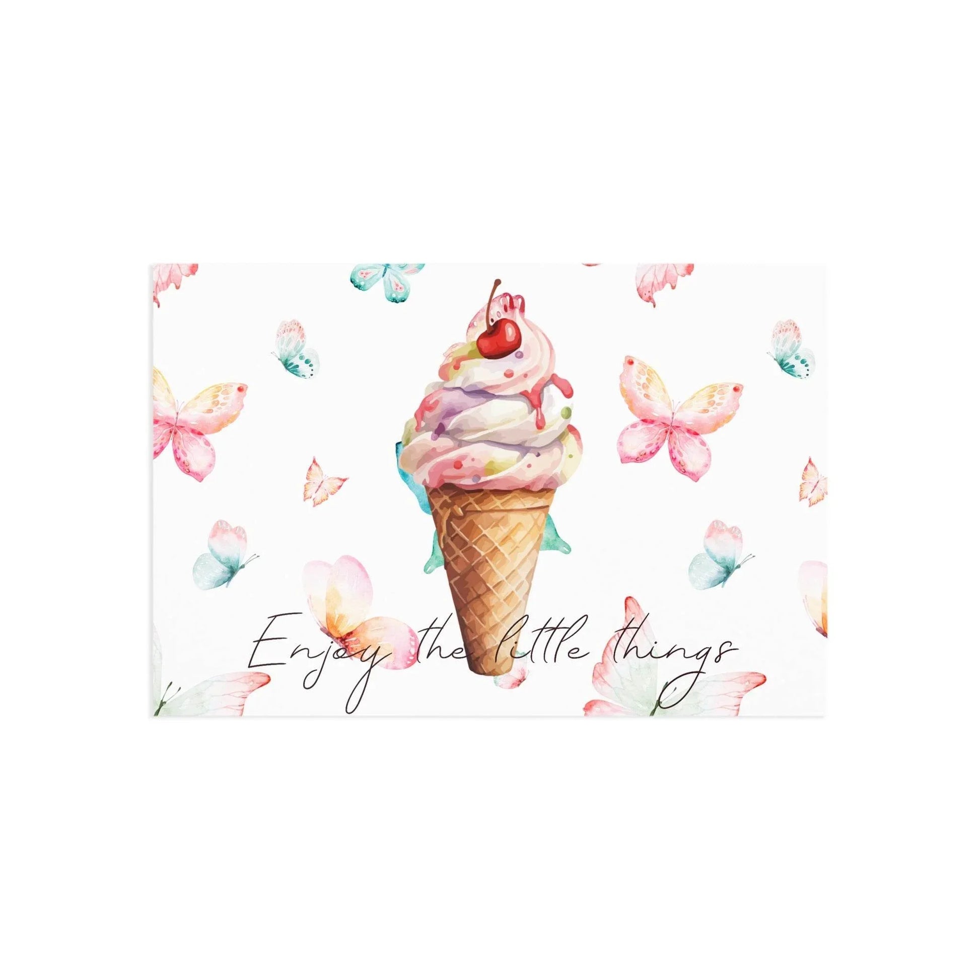 The Dreamer's Bookshop "Gelato" Enjoy the Little Things Card - The Dreamer's Bookshop.