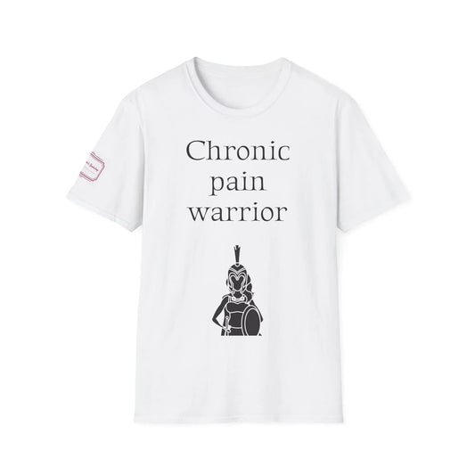 Chronic Pain Warrior Unisex Softstyle T-Shirt - Empowering Graphic Tee for Mental Health Awareness - The Dreamer's Bookshop.