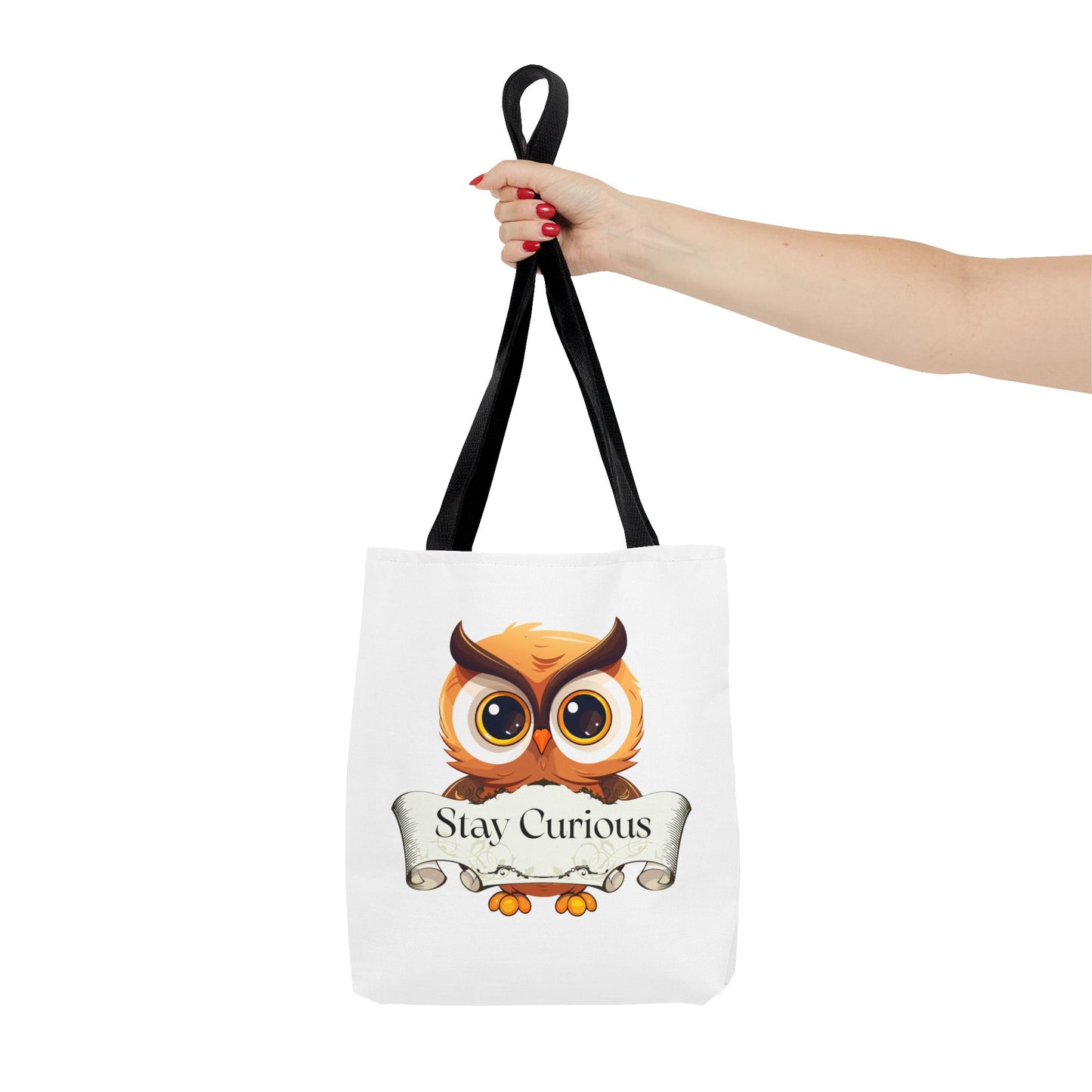 Literary Tote Bag - Stay Curous - The Dreamer's Bookshop Designs