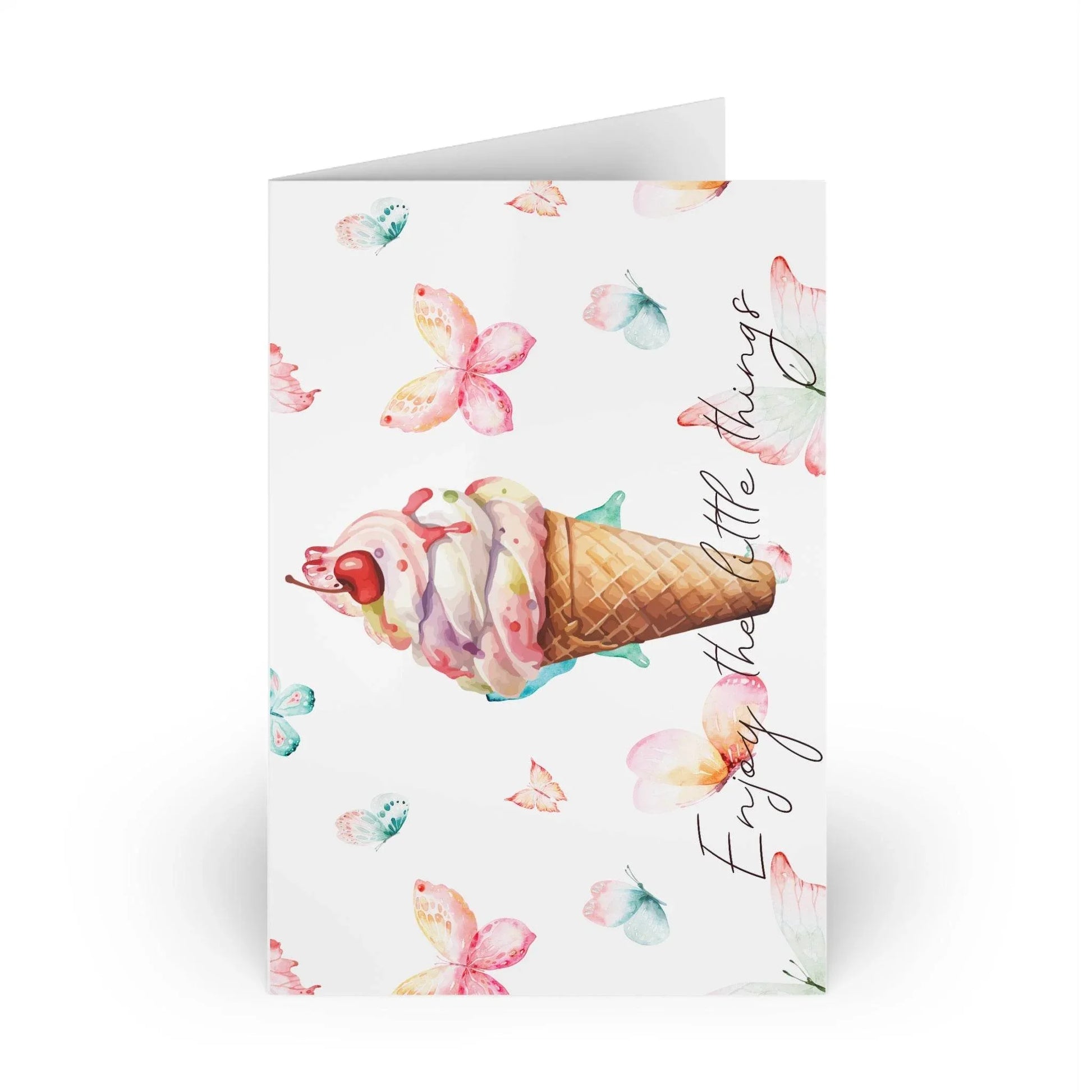 The Dreamer's Bookshop "Gelato" Enjoy the Little Things Card - The Dreamer's Bookshop.