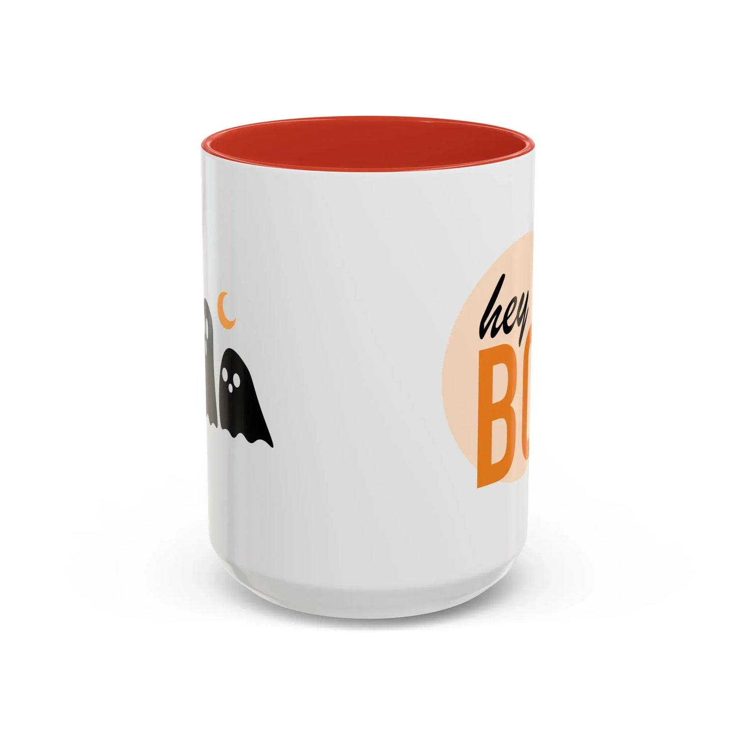 Hey Boo Spooky Coffee Mug - 11oz & 15oz Halloween - The Dreamer's Bookshop.