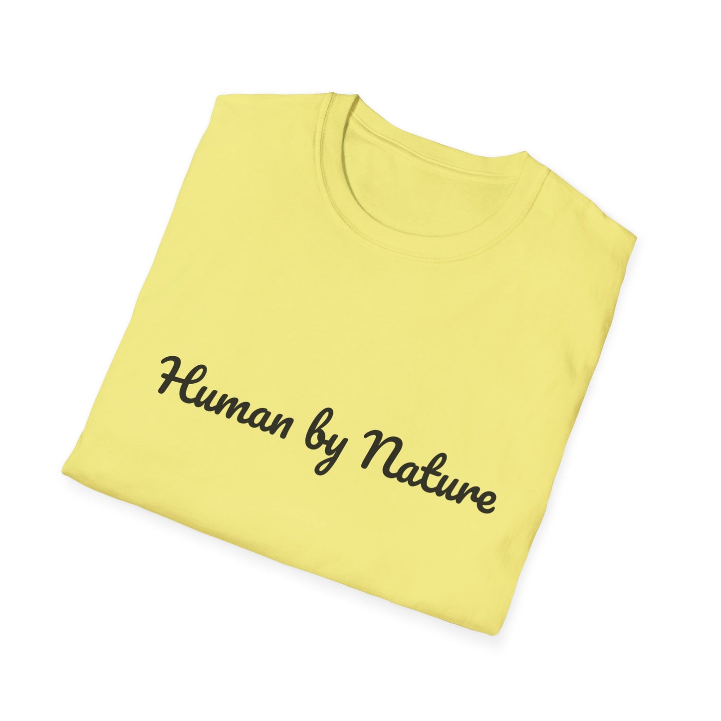 Unisex Softstyle T-Shirt - 'Human by Nature' Poetical