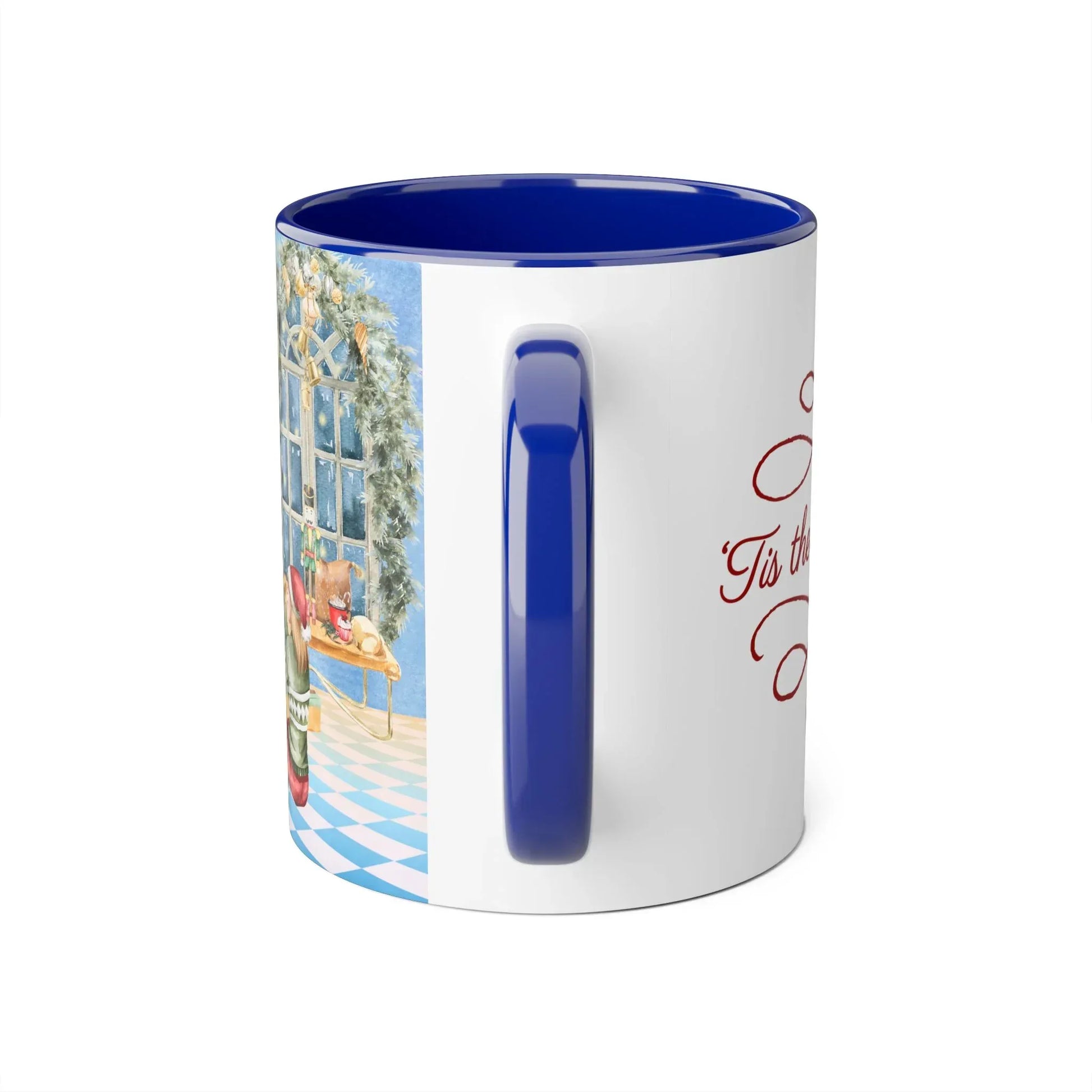 Christmas Tree Decoration Coffee Mug - 11oz Cup tis the Season - The Dreamer's Bookshop.
