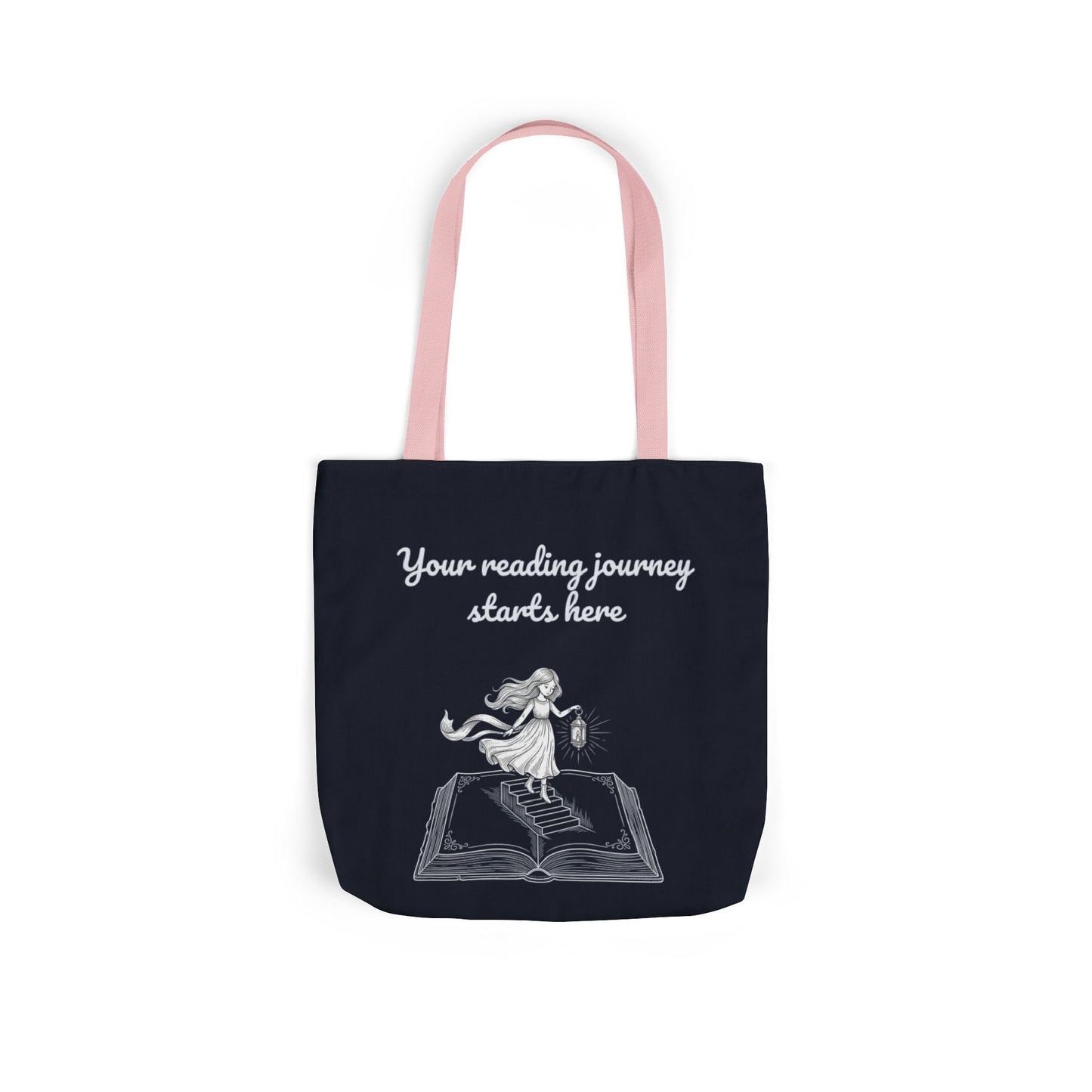 Whimsical Tote Bag - "Reading Journey"