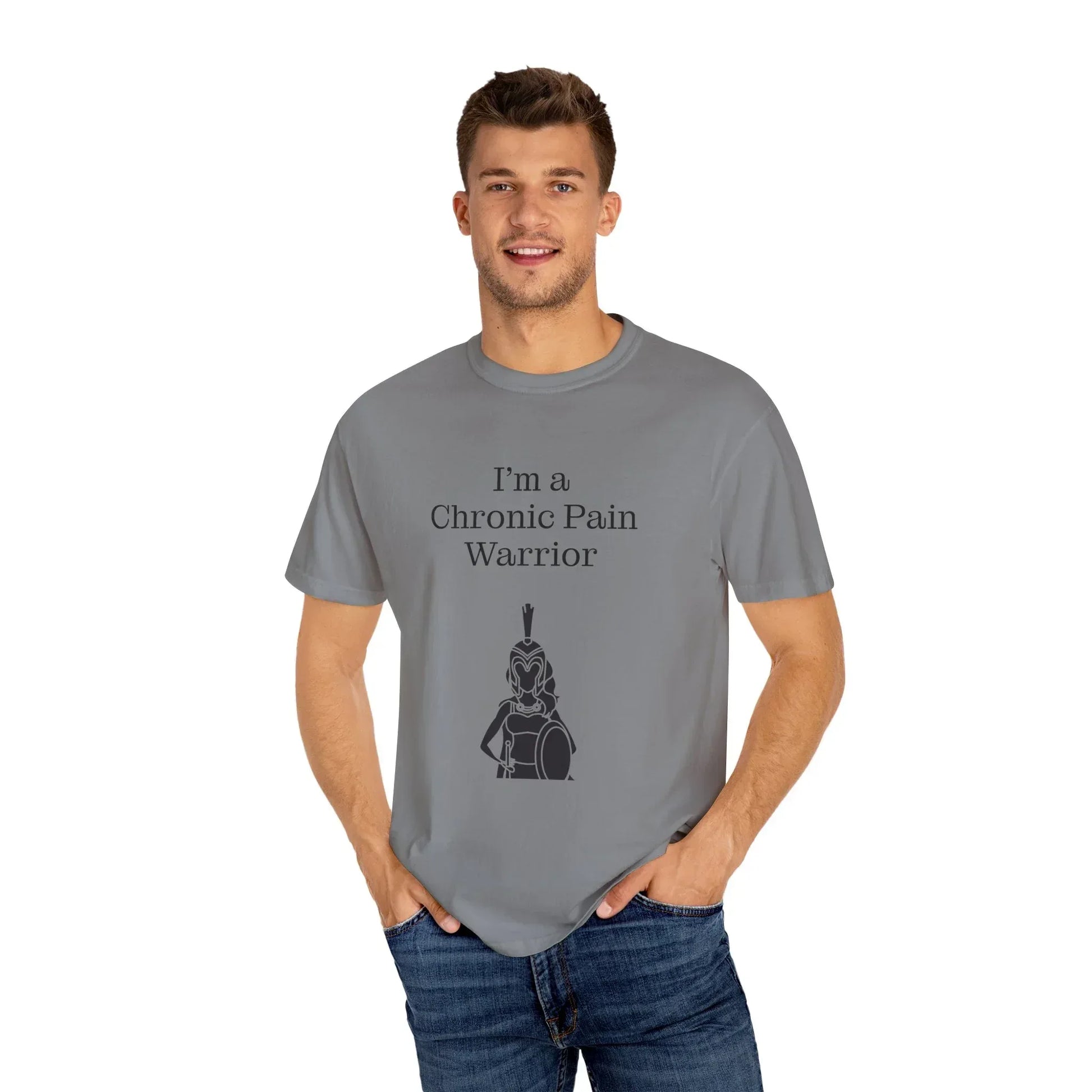 Chronic Pain Warrior Unisex T-Shirt - Empowering Tee for Healthcare Awareness - The Dreamer's Bookshop.