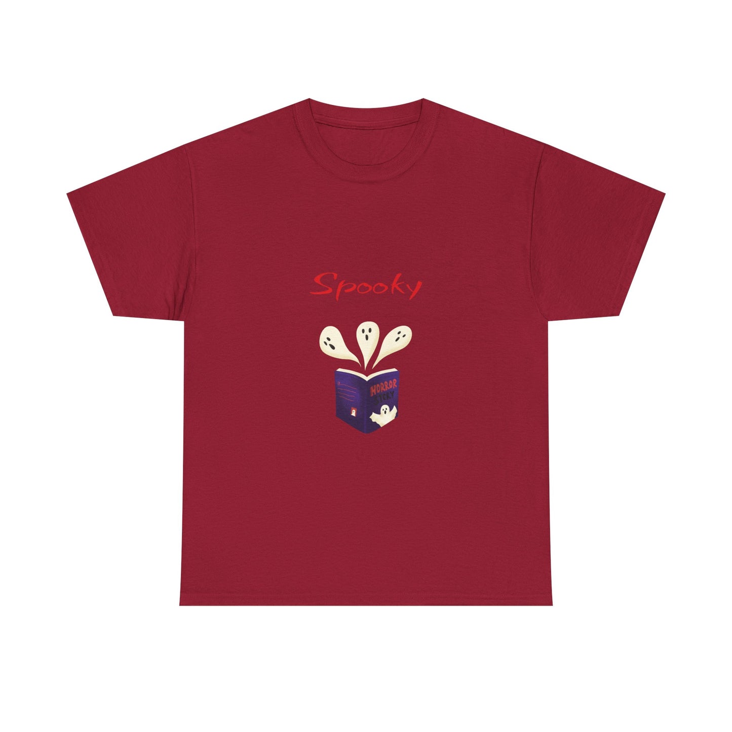 CA - Fiction -  Graphic Tee - Unisex Heavy Cotton T-Shirt Spooky Books
